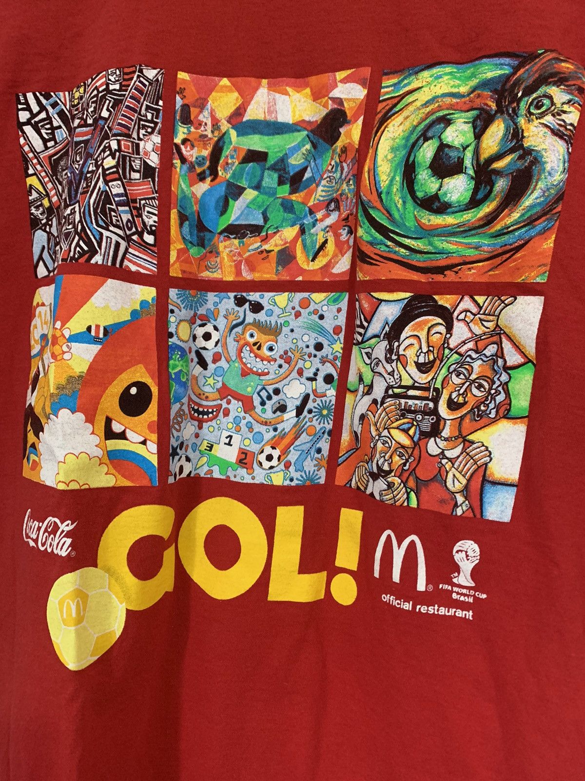 Vintage Vintage Brazil World Cup Soccer T Shirt Size US M / EU 48-50 / 2 - 2 Thumbnail