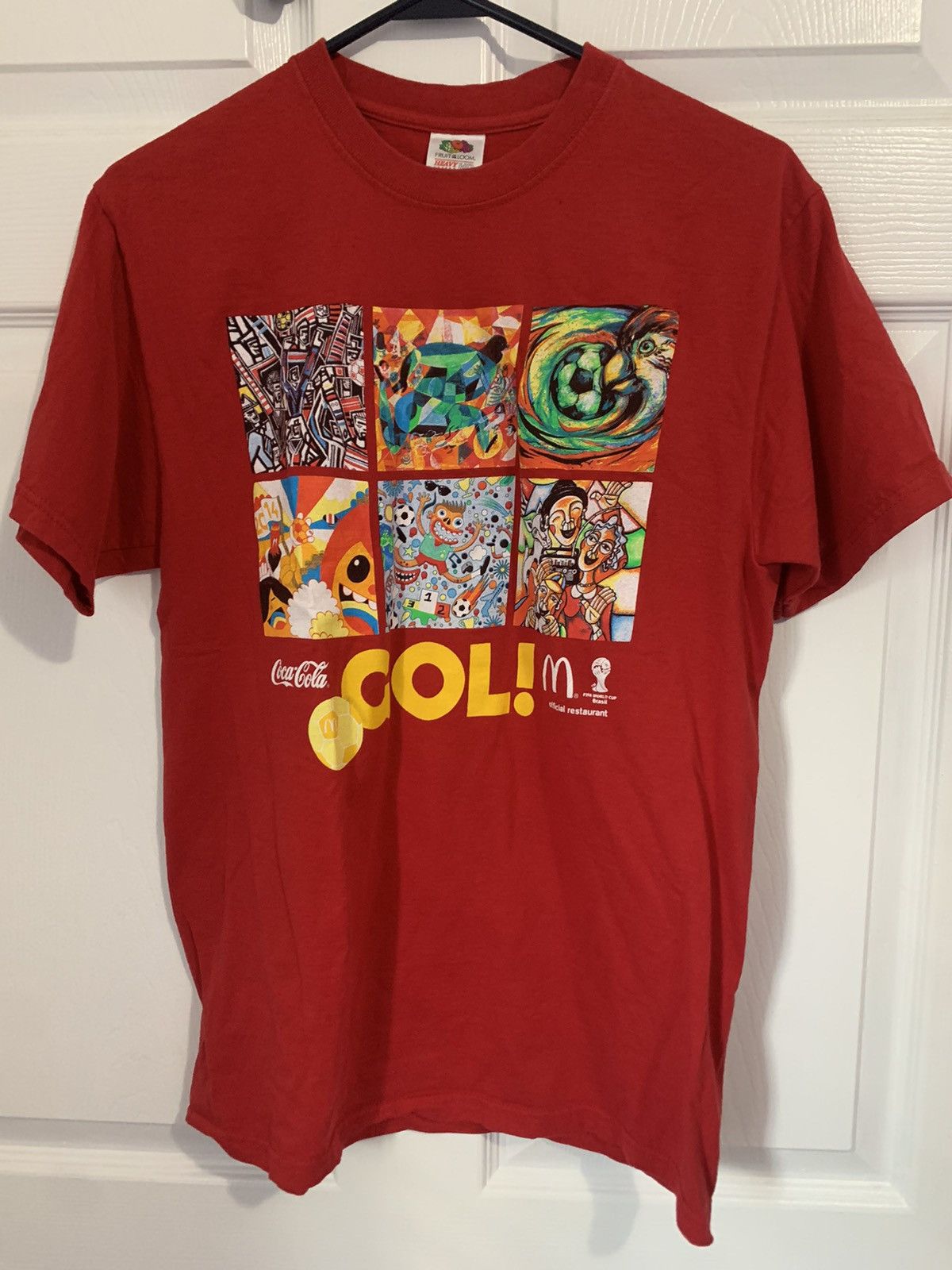 Vintage Vintage Brazil World Cup Soccer T Shirt Size US M / EU 48-50 / 2 - 1 Thumbnail