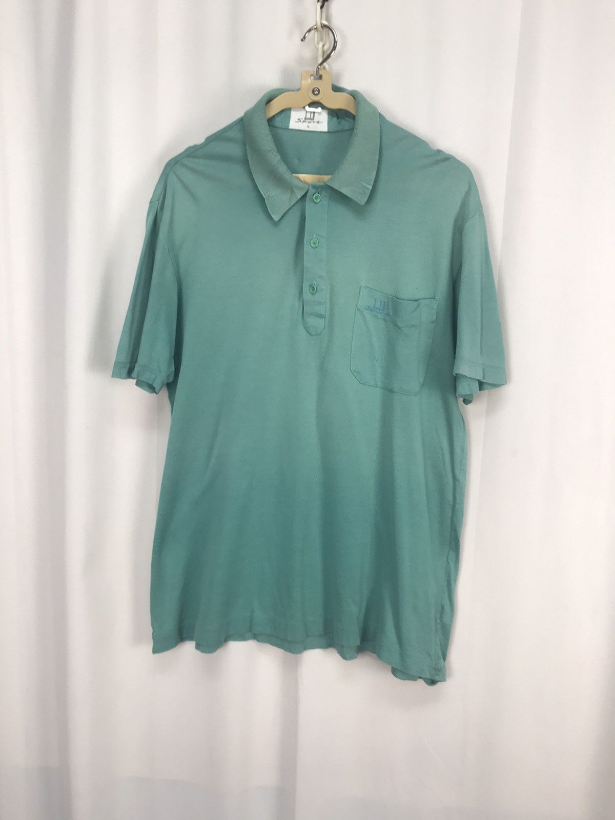 Vintage Vintage dunhill sport polos tshirt single pocket Size US M / EU 48-50 / 2 - 7 Thumbnail