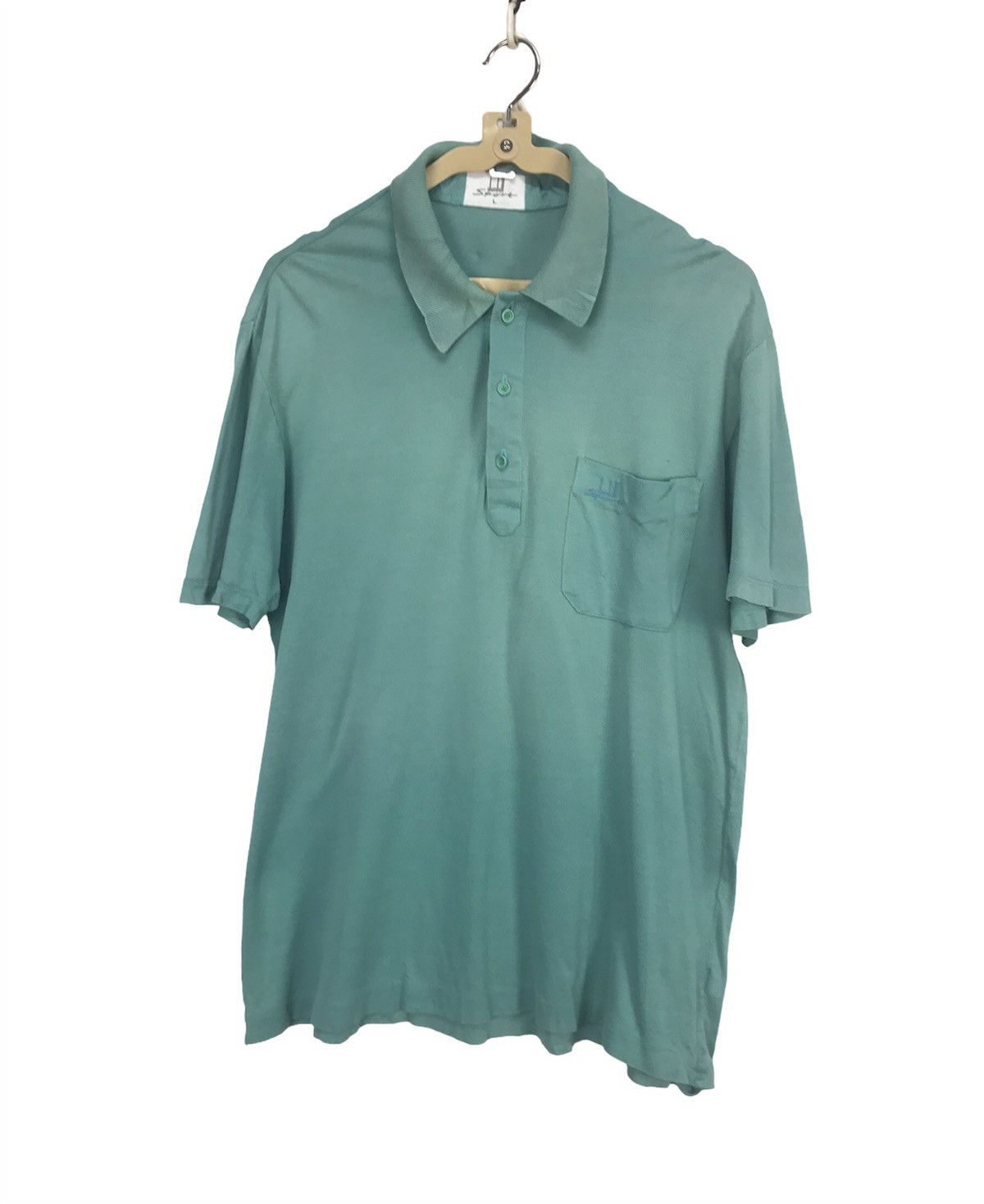 Vintage Vintage dunhill sport polos tshirt single pocket Size US M / EU 48-50 / 2 - 1 Thumbnail