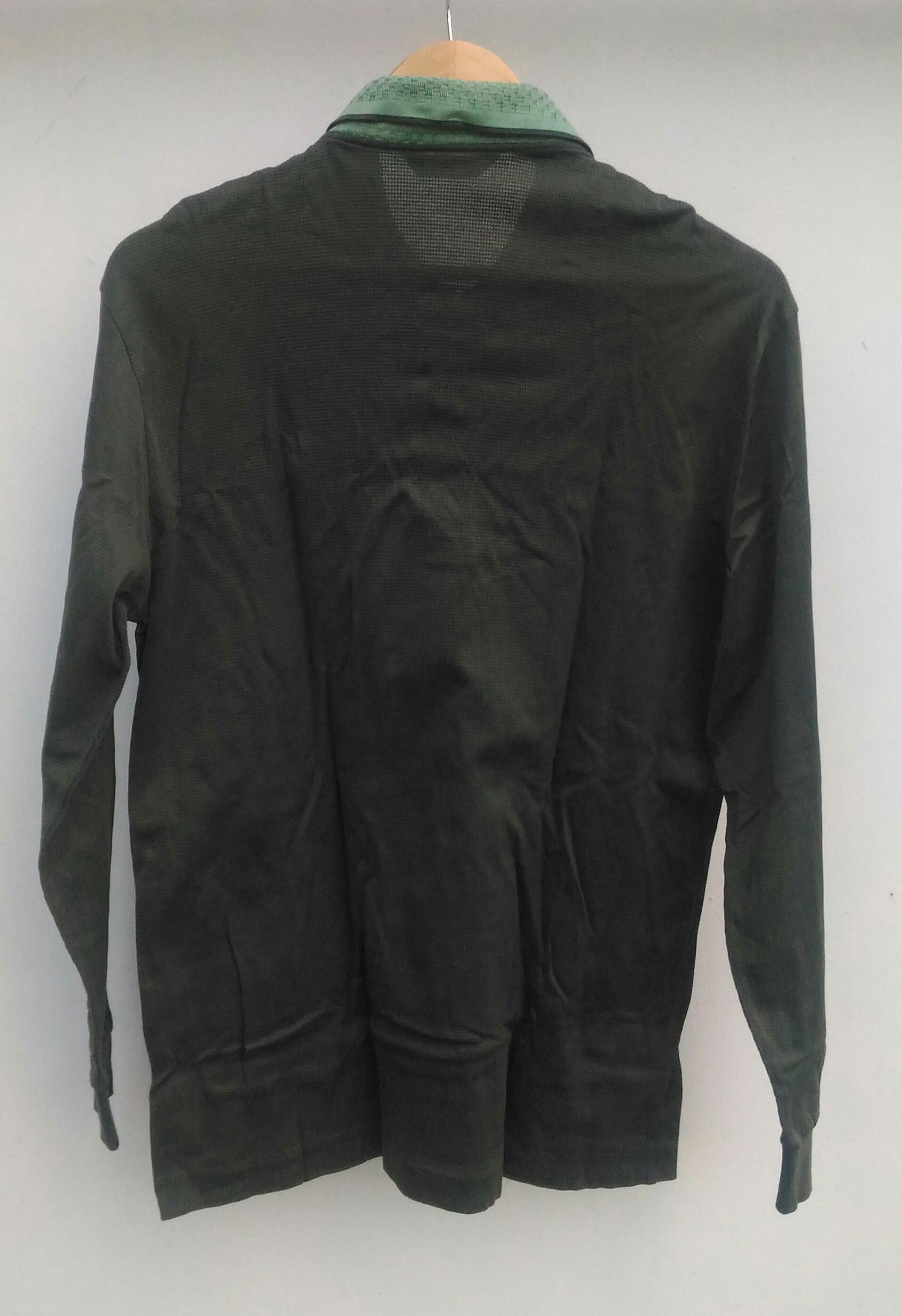 Balenciaga Balenciaga Long Sleeve Polo Shirt Size US M / EU 48-50 / 2 - 2 Thumbnail