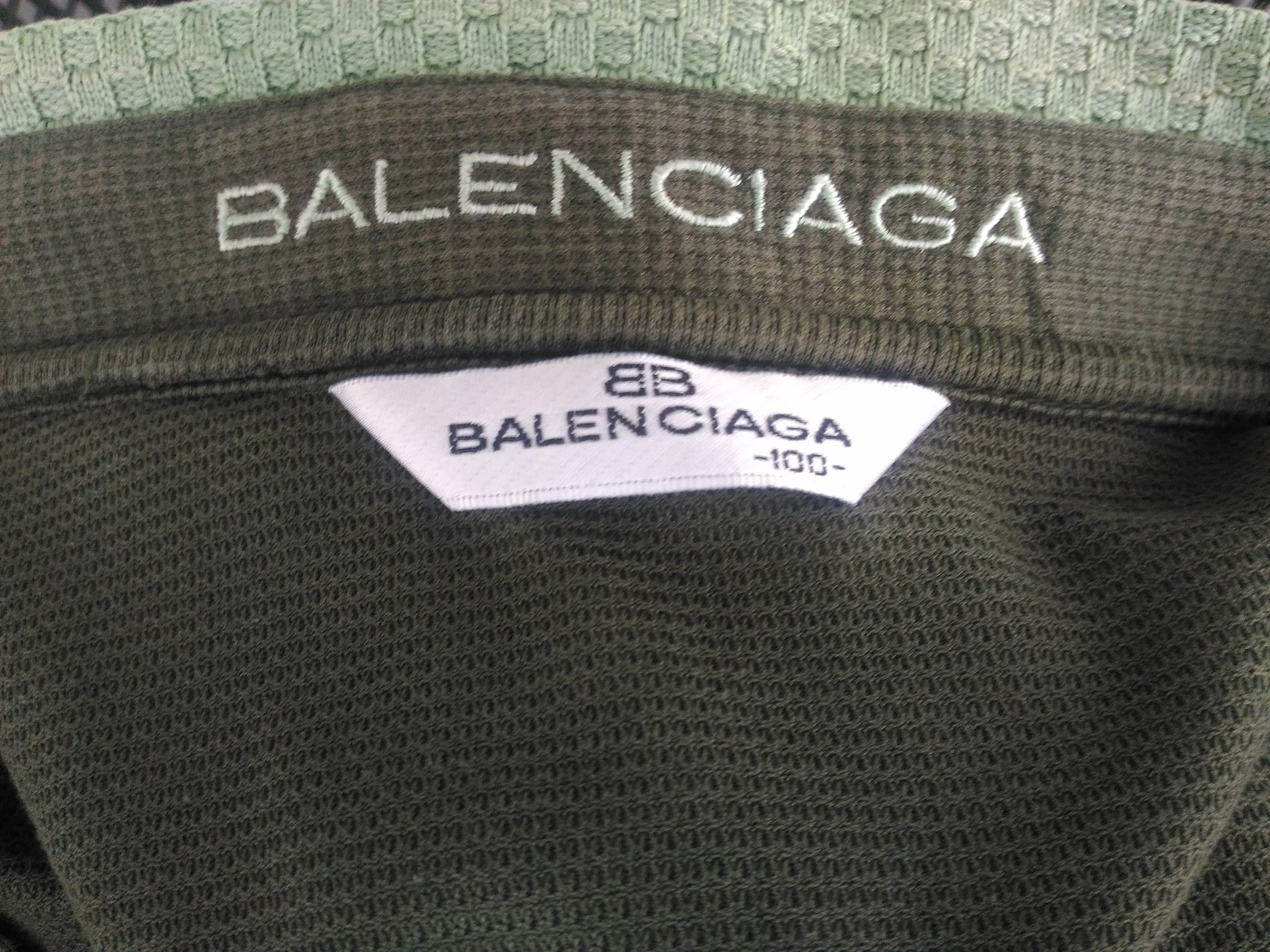 Balenciaga Balenciaga Long Sleeve Polo Shirt Size US M / EU 48-50 / 2 - 7 Thumbnail