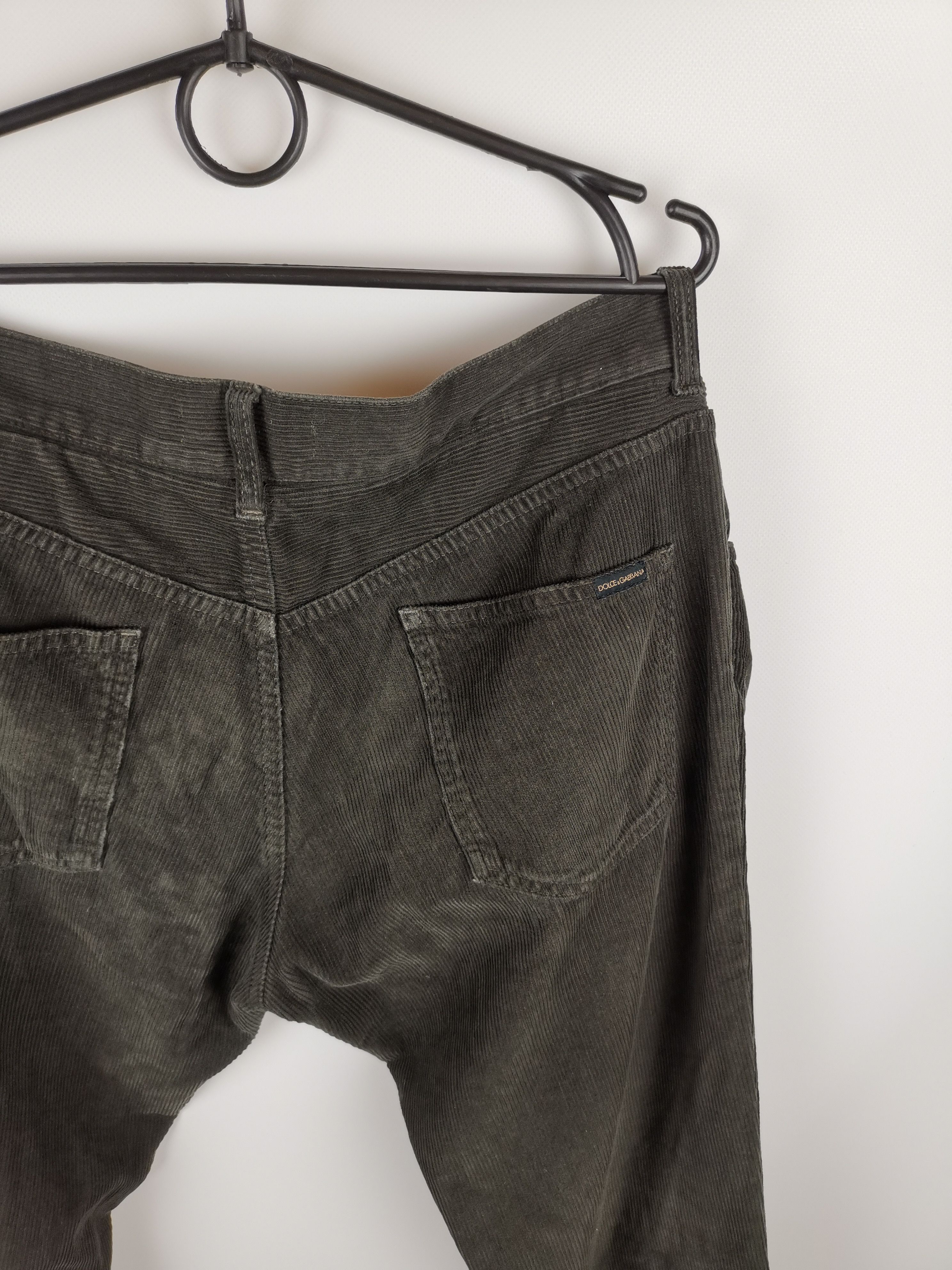 Dolce & Gabbana Dolce & Gabbana corduroy made in italy casual pants Size US 34 / EU 50 - 4 Thumbnail