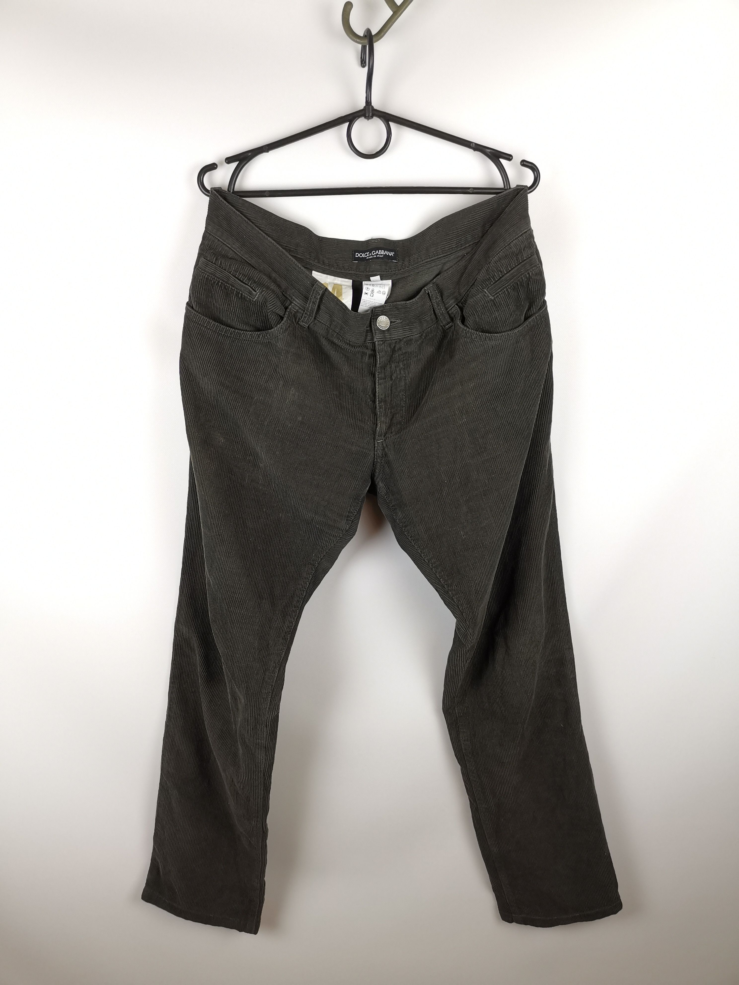 Dolce & Gabbana Dolce & Gabbana corduroy made in italy casual pants Size US 34 / EU 50 - 2 Thumbnail