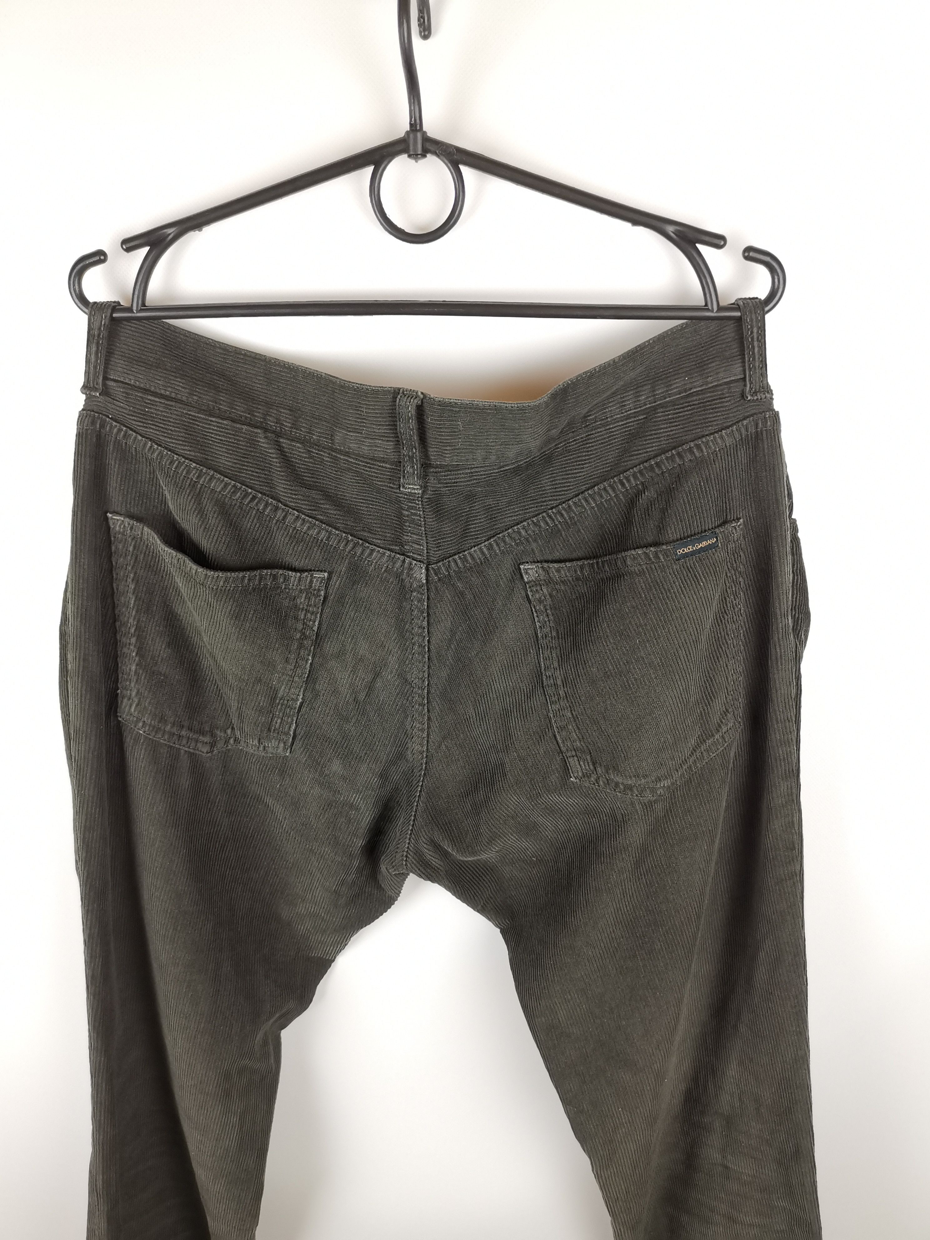 image of Dolce Gabbana x Italian Designers Dolce & Gabbana Corduroy Made In Italy Casual Pants (Size 34)