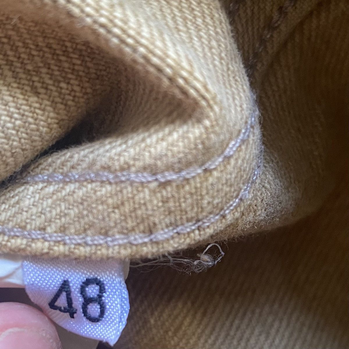 Helmut Lang Helmut Lang Archive Sand Beige Denim Trucker Size US M / EU 48-50 / 2 - 4 Thumbnail