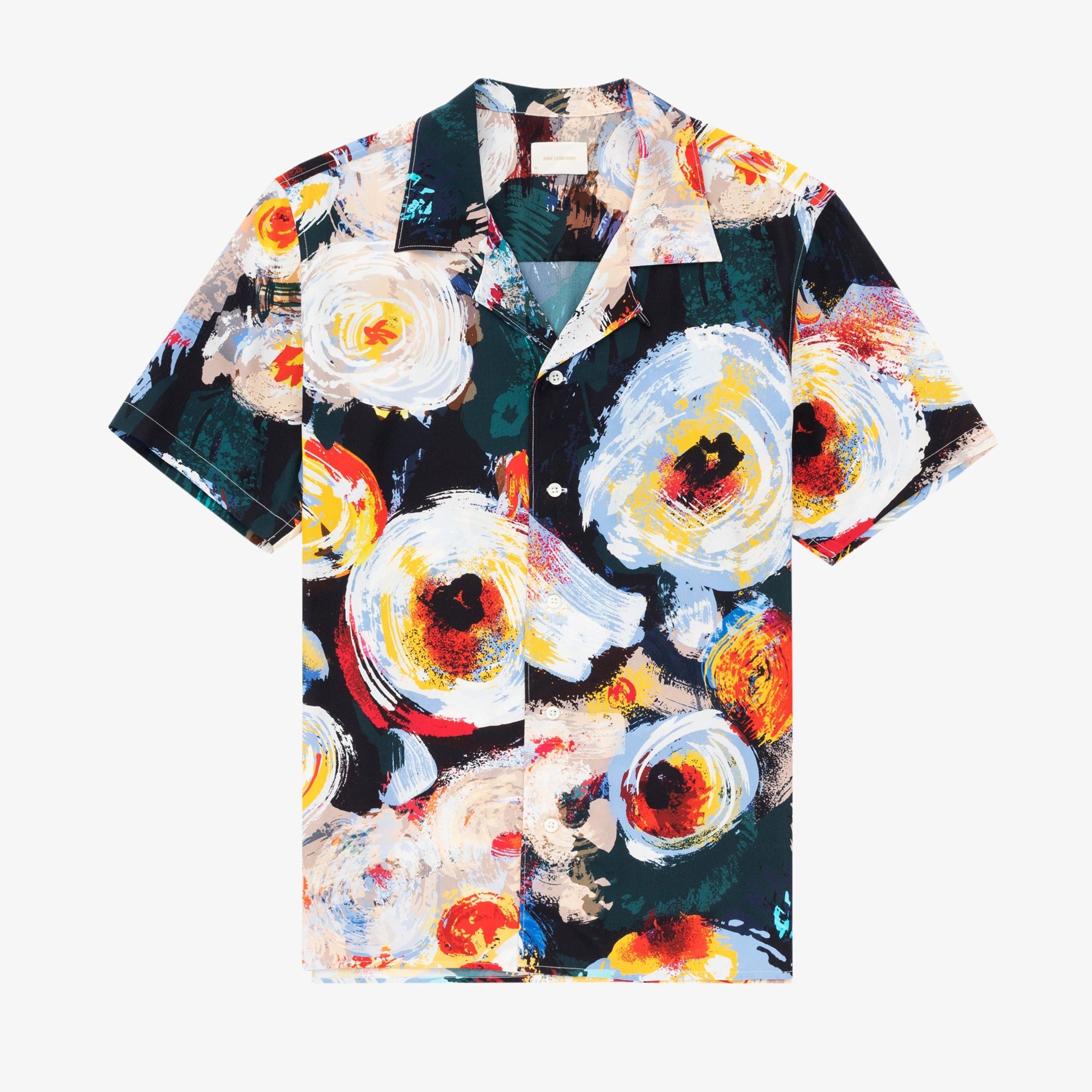 Aime Leon Dore Floral Brush Stroke Leisure Shirt | Grailed