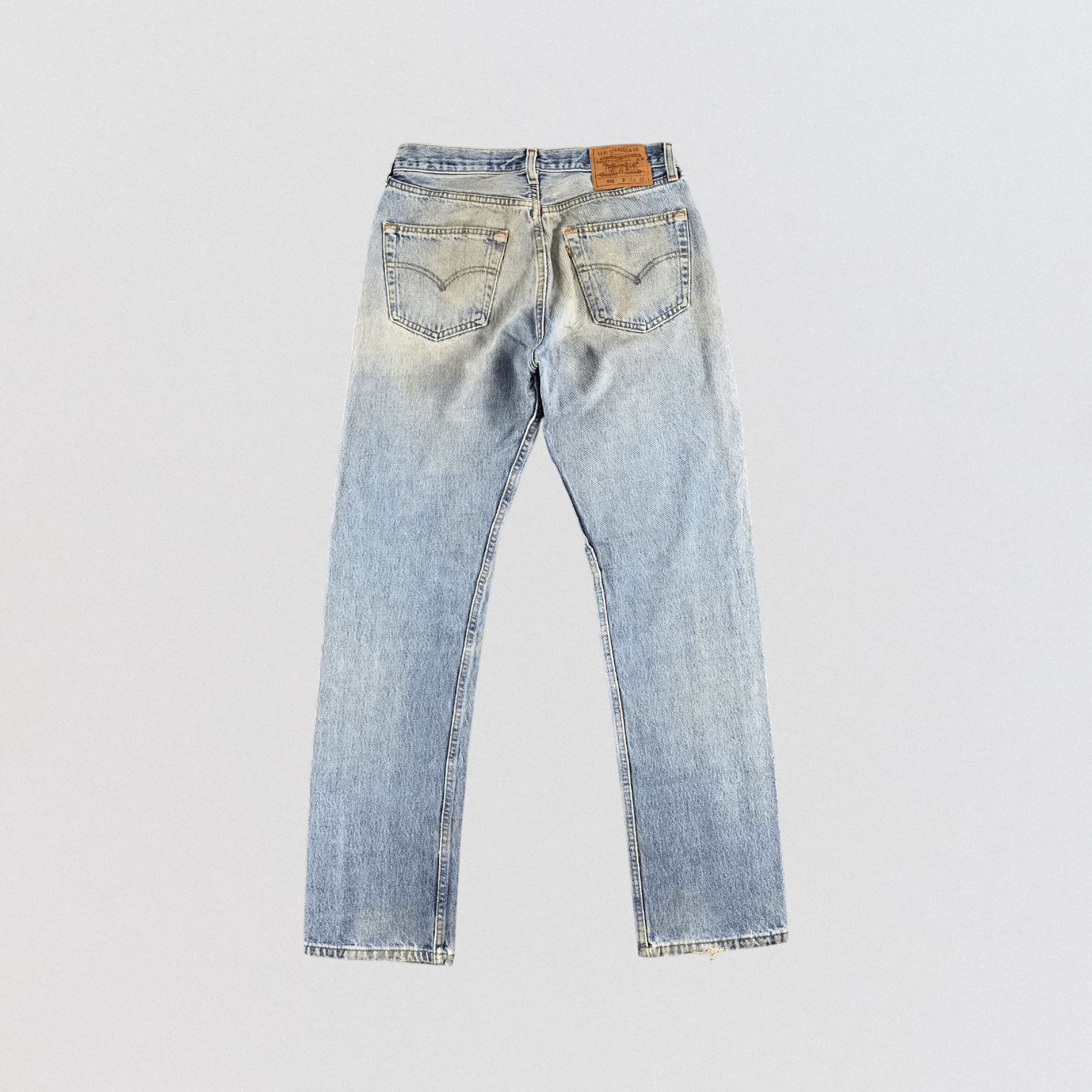 Levi's 90s Vintage Light Wash Levis 501 Jeans-JM437 Size US 30 / EU 46 - 2 Thumbnail