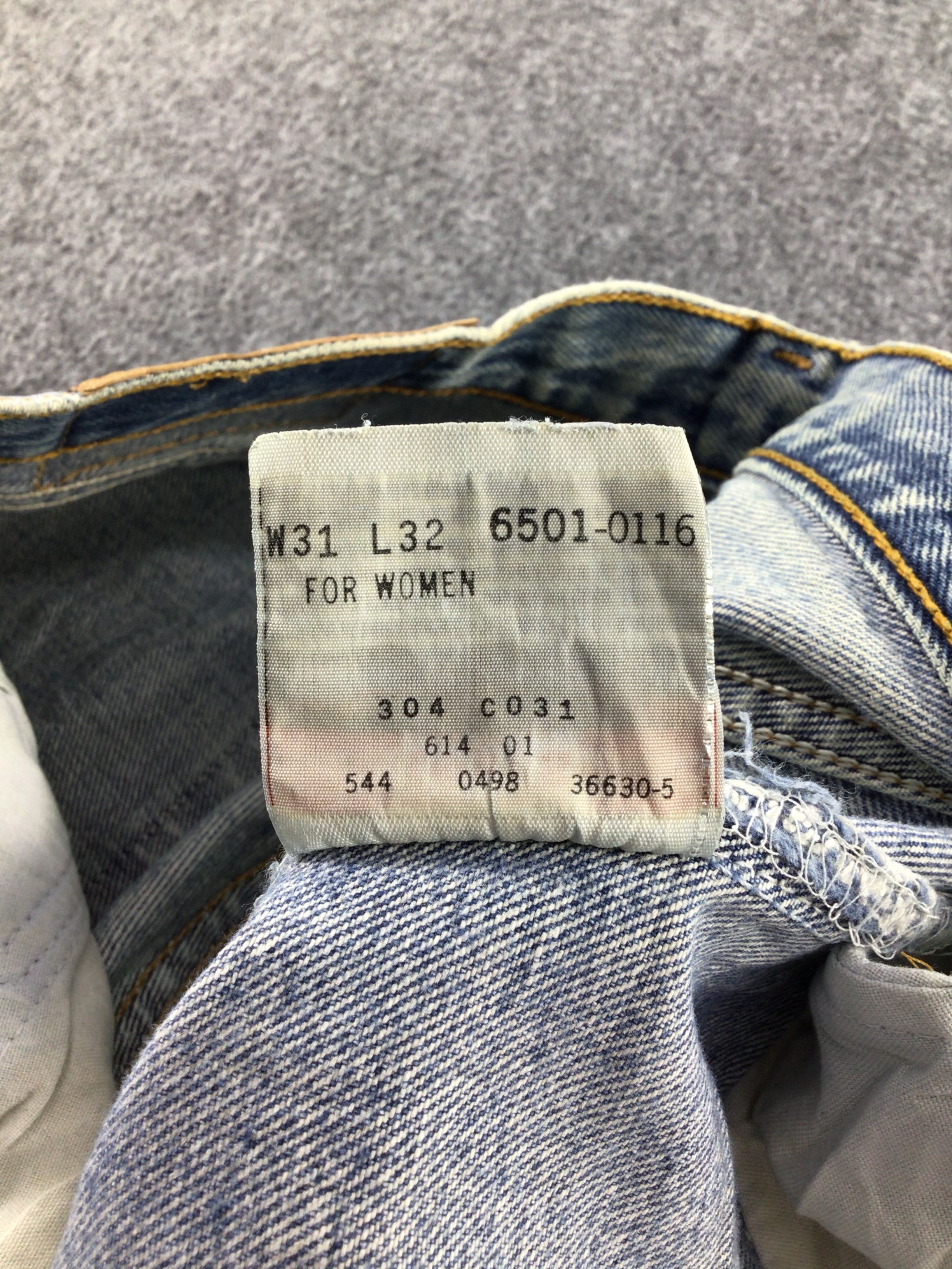 Levi's 90s Vintage Light Wash Levis 501 Jeans-JM437 Size US 30 / EU 46 - 11 Thumbnail