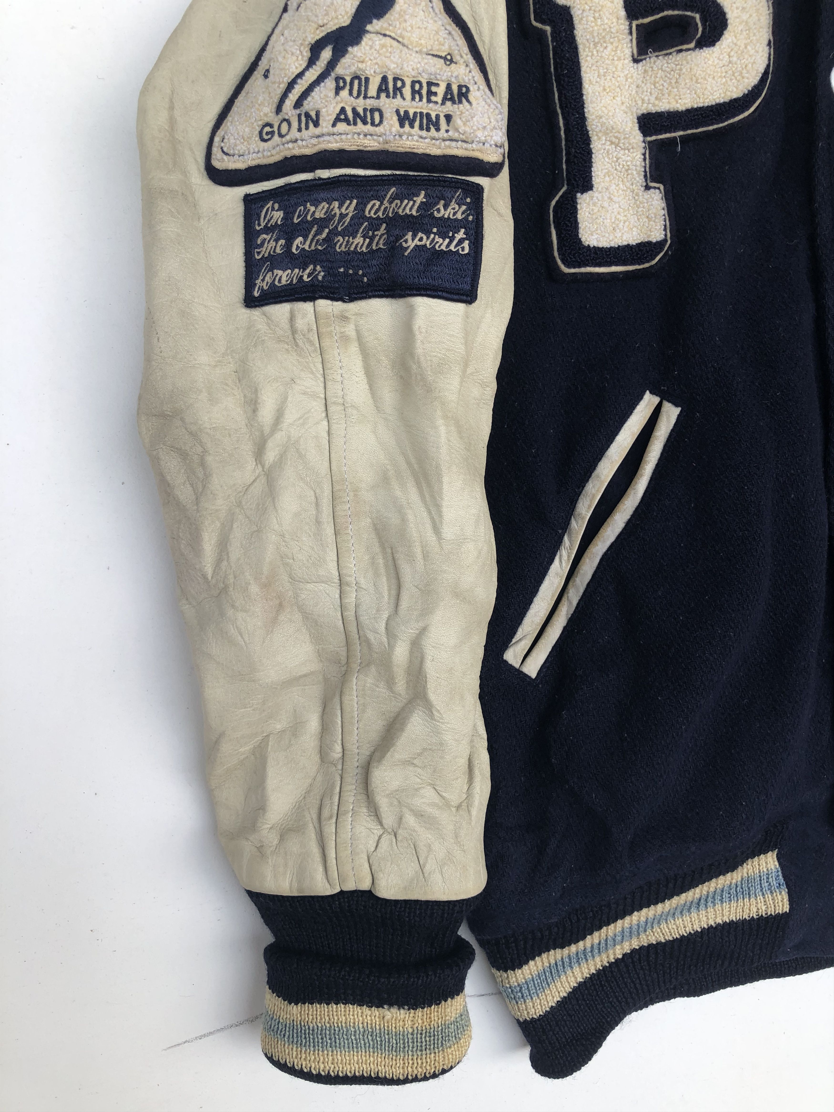 Japanese Brand RARE🔥VINTAGE 80S POLAR BEAR RACING SKI TEAM VARSITY Size US S / EU 44-46 / 1 - 6 Thumbnail