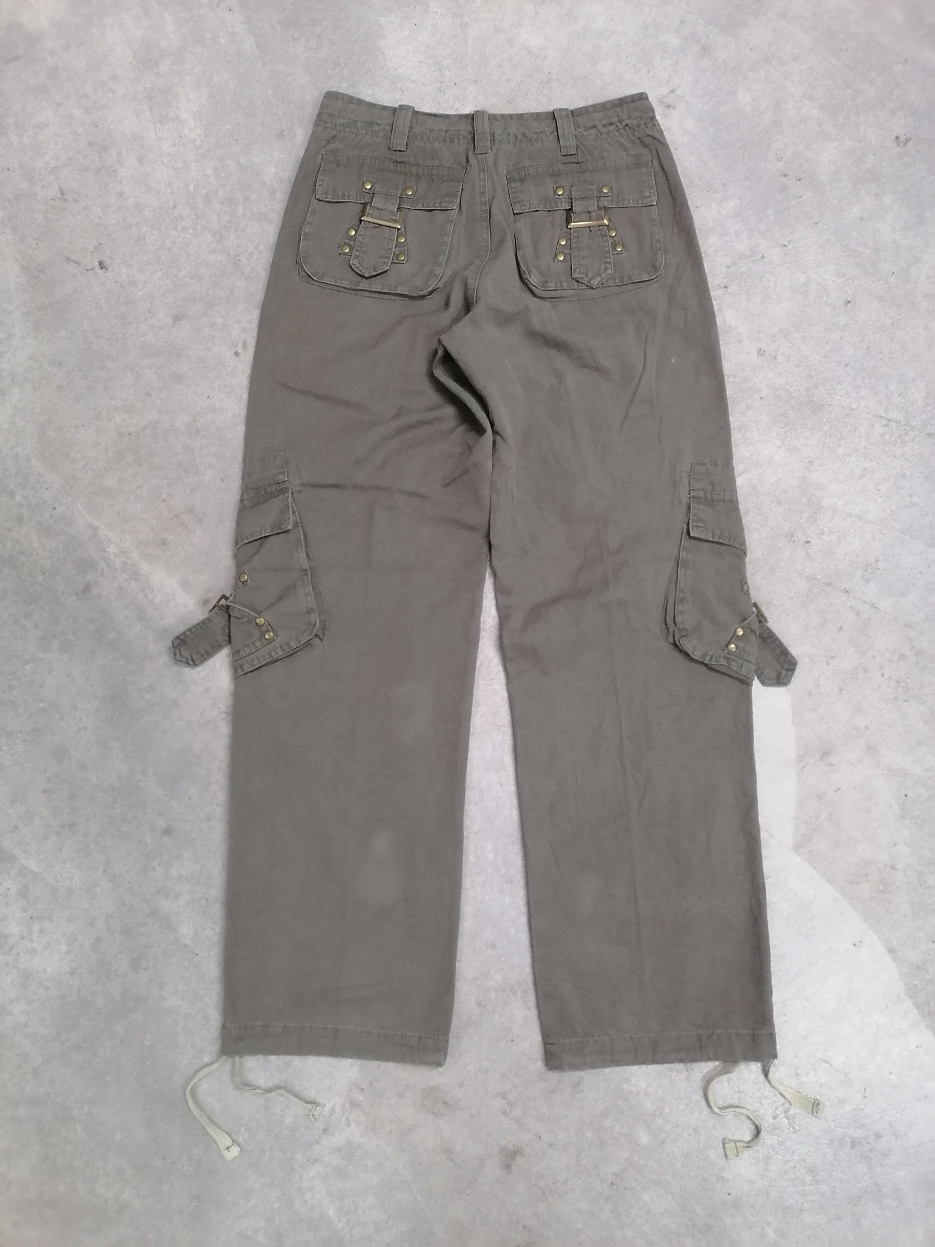 20471120 Denim Exchange Multipocket Tactical Parachute Cargo Pants Size US 30 / EU 46 - 6 Thumbnail