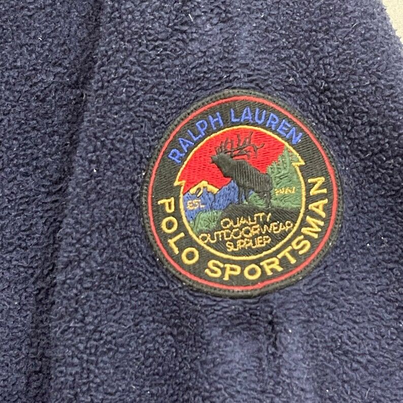 Polo Ralph Lauren × RRL Ralph Lauren × Vintage Vintage Polo Sportsman Ralph Lauren Quarter Zipper Sweater Size US L / EU 52-54 / 3 - 8 Thumbnail