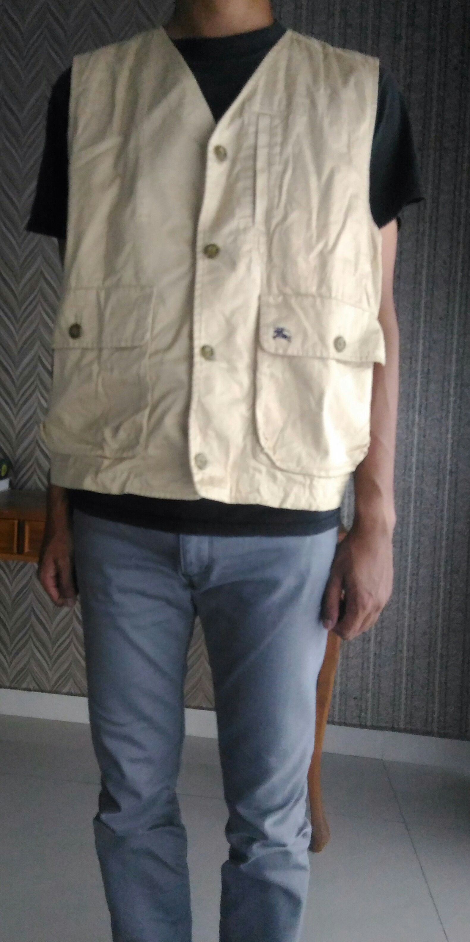 Burberry Rare! Vintage Burberry Vest Gilet Size L Large Size US L / EU 52-54 / 3 - 9 Thumbnail