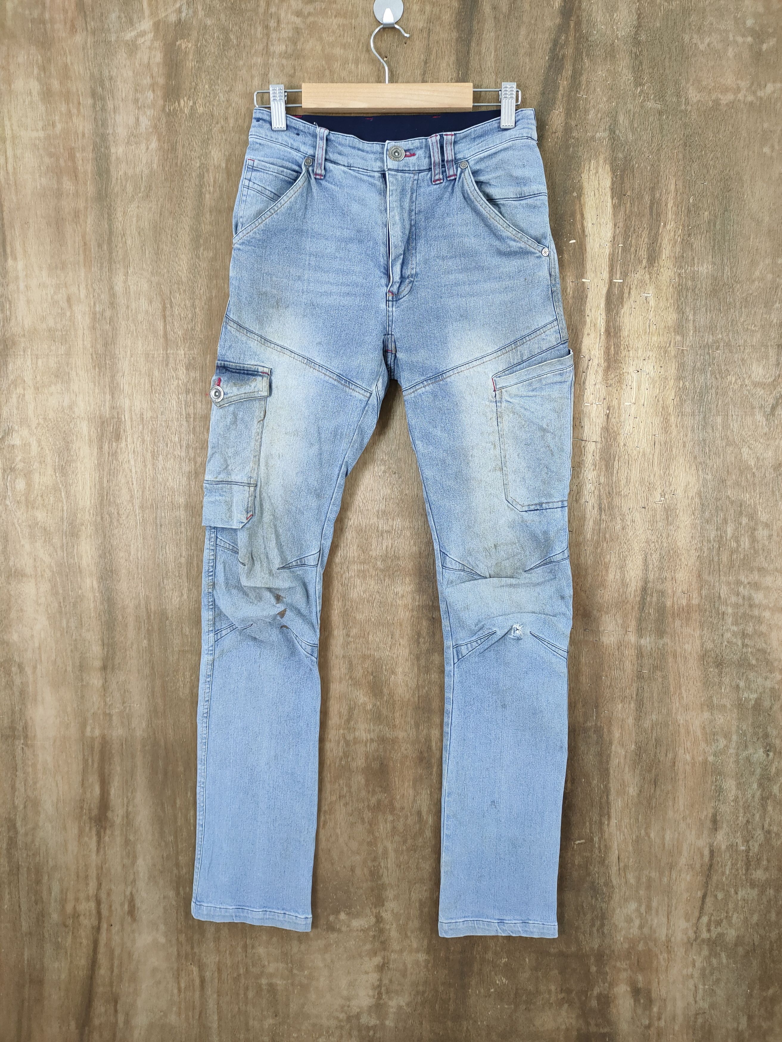 Japanese Brand × Vintage VINTAGE JAPANESE BRAND FADED CARGO PANTS Size US 26 / EU 42 - 1 Thumbnail