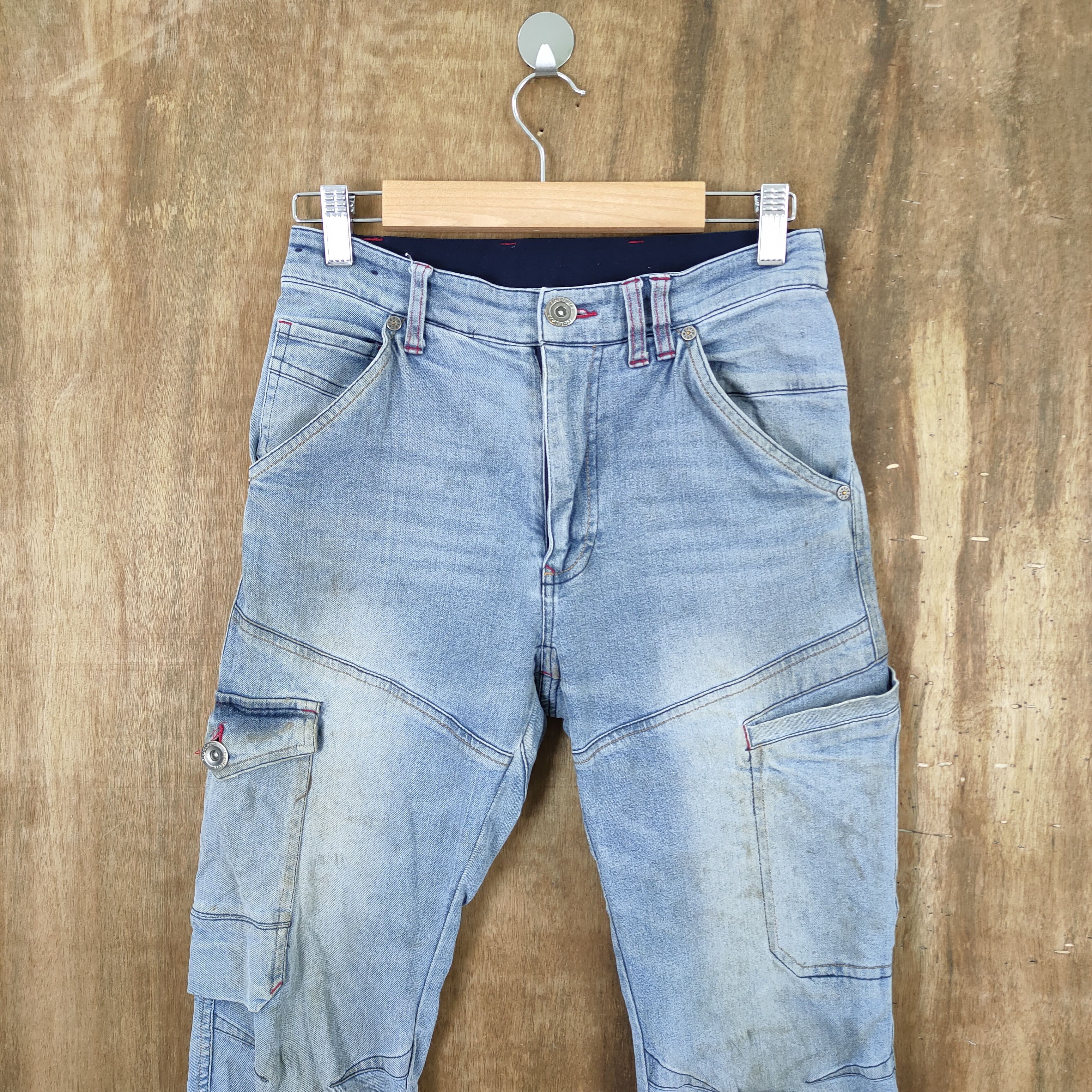 Japanese Brand × Vintage VINTAGE JAPANESE BRAND FADED CARGO PANTS Size US 26 / EU 42 - 3 Thumbnail