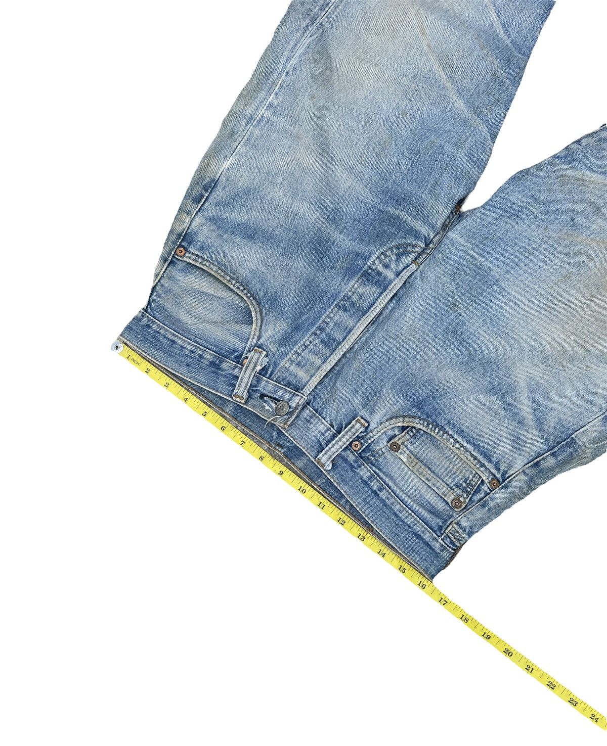 Levi's Vintage Levis 501e Redline 1977 Aging Faded Wash Denim Size US 32 / EU 48 - 18 Thumbnail