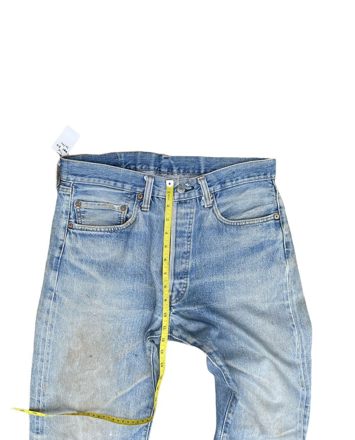 Levi's Vintage Levis 501e Redline 1977 Aging Faded Wash Denim Size US 32 / EU 48 - 24 Thumbnail