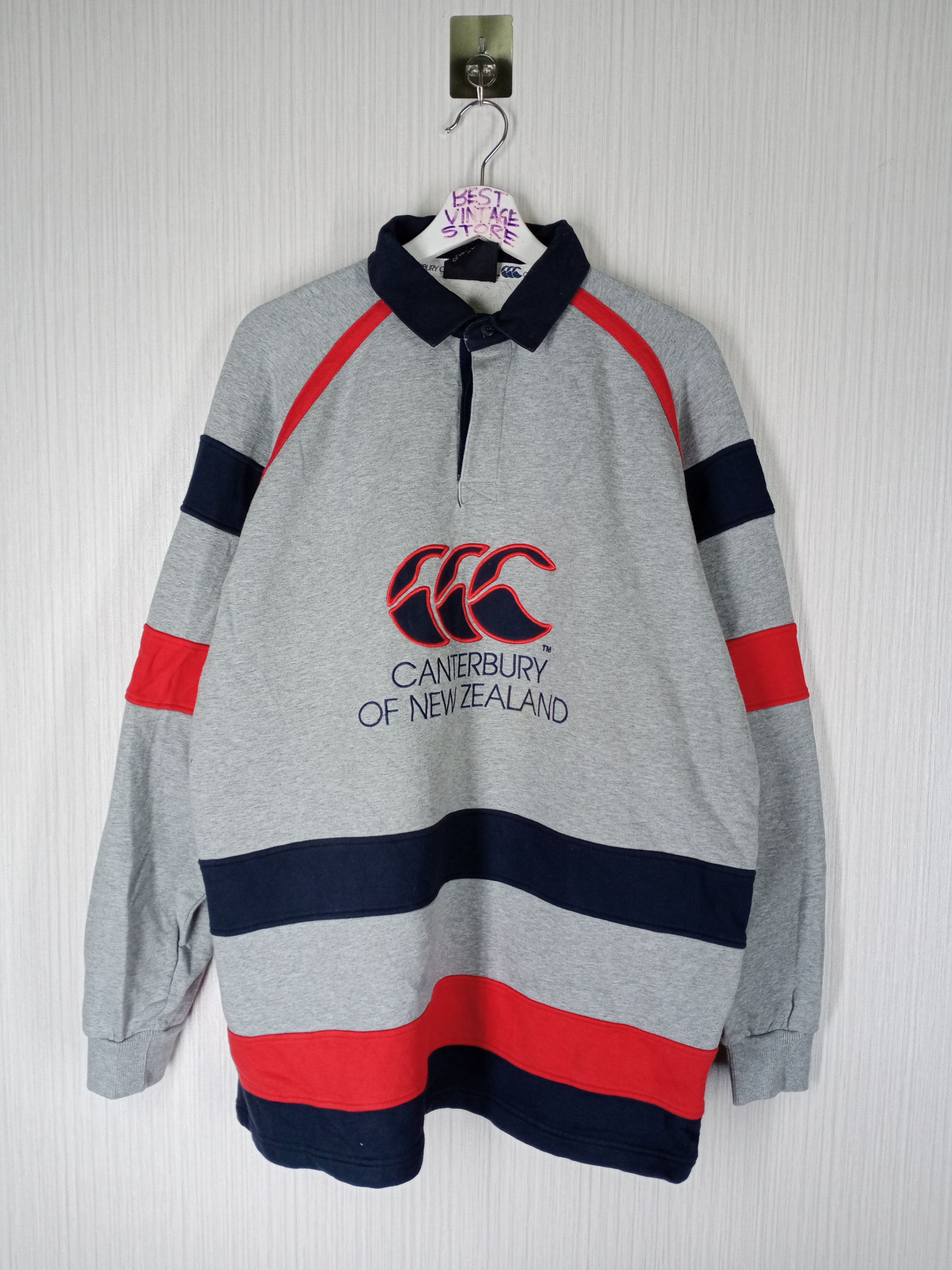 Canterbury of New Zealand Vintage 90s Canterbury Polos Rugby Colorblock ...