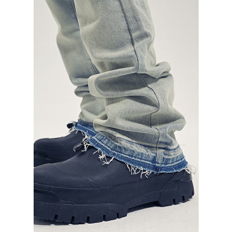 faded yuppie flared carpenter pants