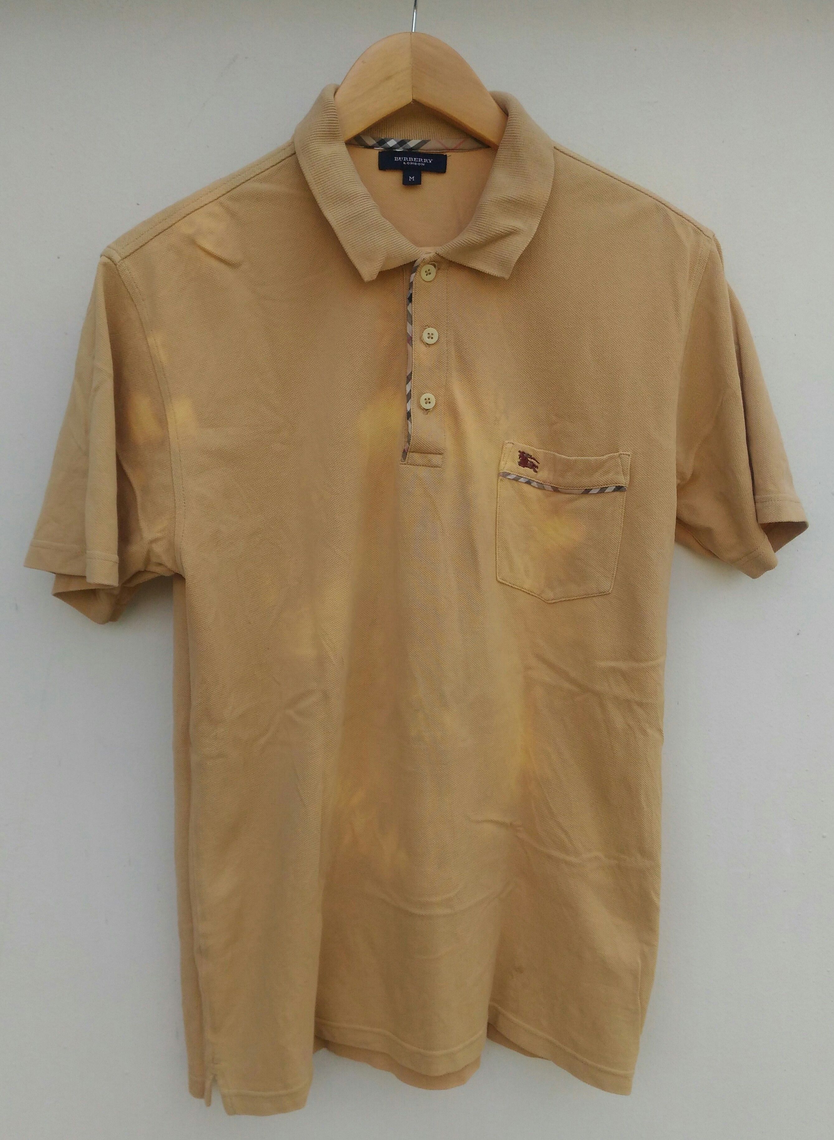 Burberry Burberry Polo Shirt Distressed Size US M / EU 48-50 / 2 - 2 Thumbnail