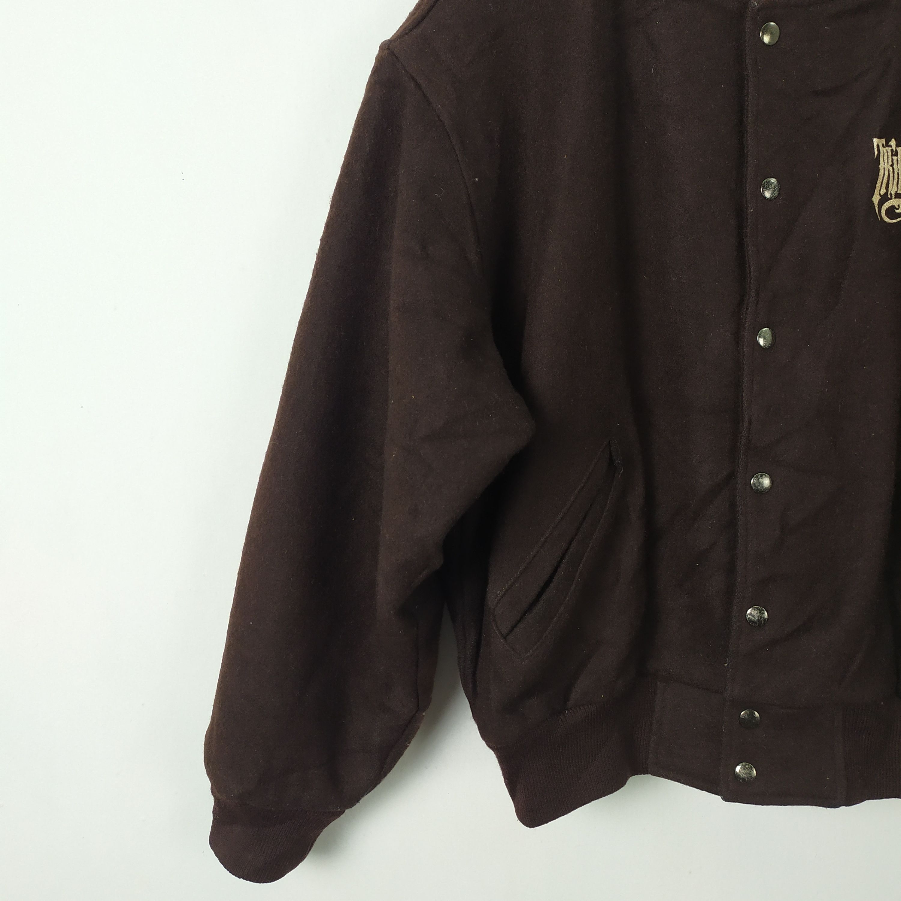 Tribal Streetwear × Vintage VINTAGE TRIBAL WOOL VARSITY JACKET AMERICAN STREETWEAR Size US M / EU 48-50 / 2 - 6 Thumbnail