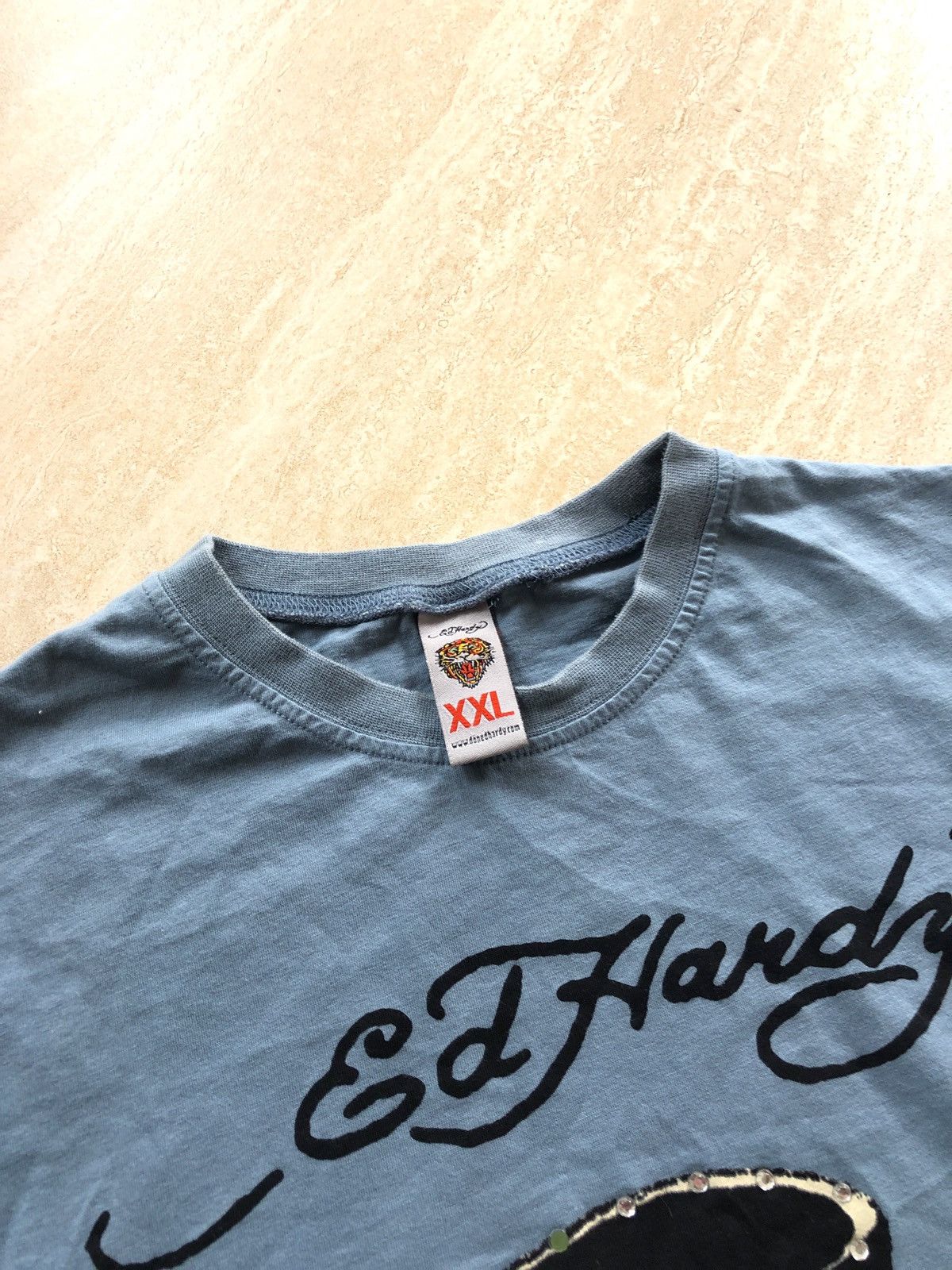 Christian Audigier × Vintage Vintage Ed Hardy Skull Tee Size US XL / EU 56 / 4 - 6 Thumbnail