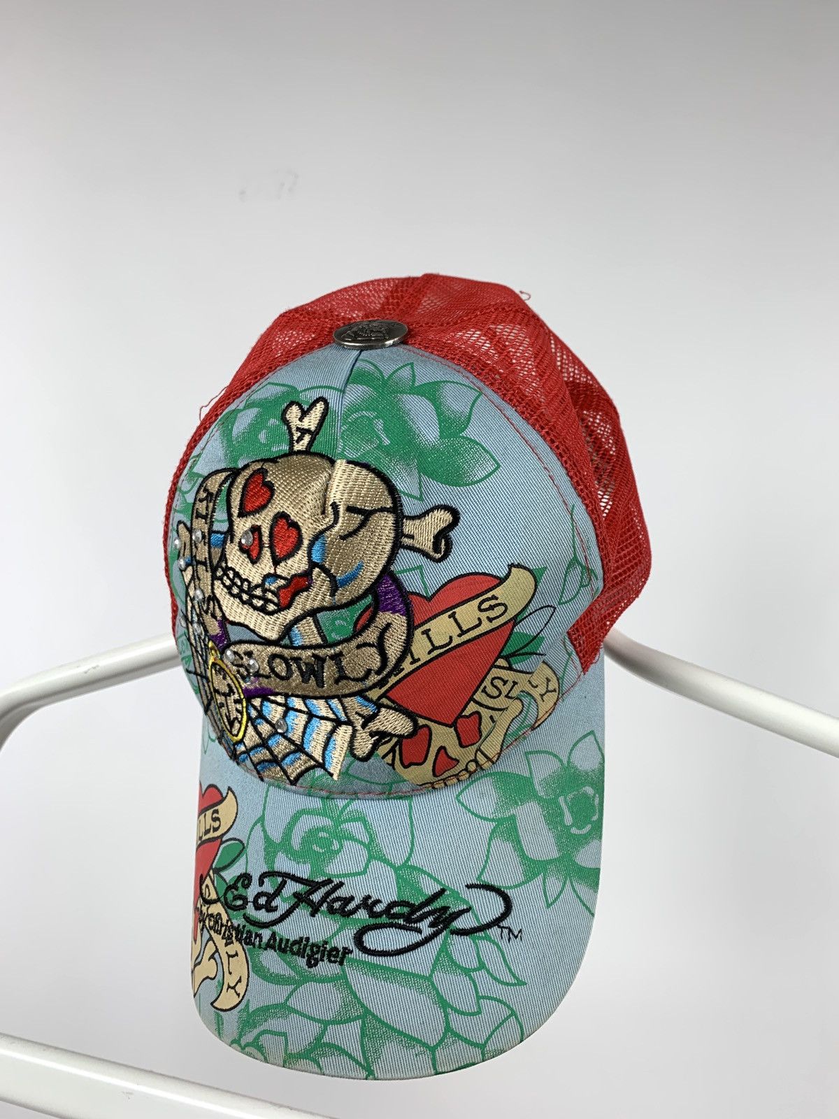 Christian Audigier Vintage Ed Hardy Christian Audigier Skull Kills Love Cap Size ONE SIZE - 5 Thumbnail