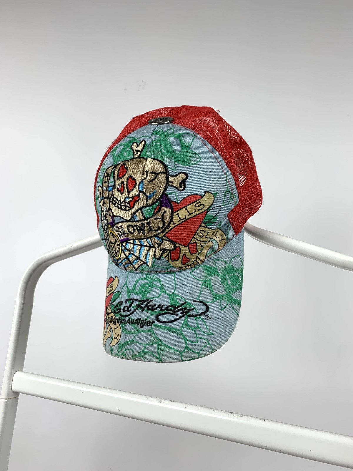 Christian Audigier Vintage Ed Hardy Christian Audigier Skull Kills Love Cap Size ONE SIZE - 2 Thumbnail