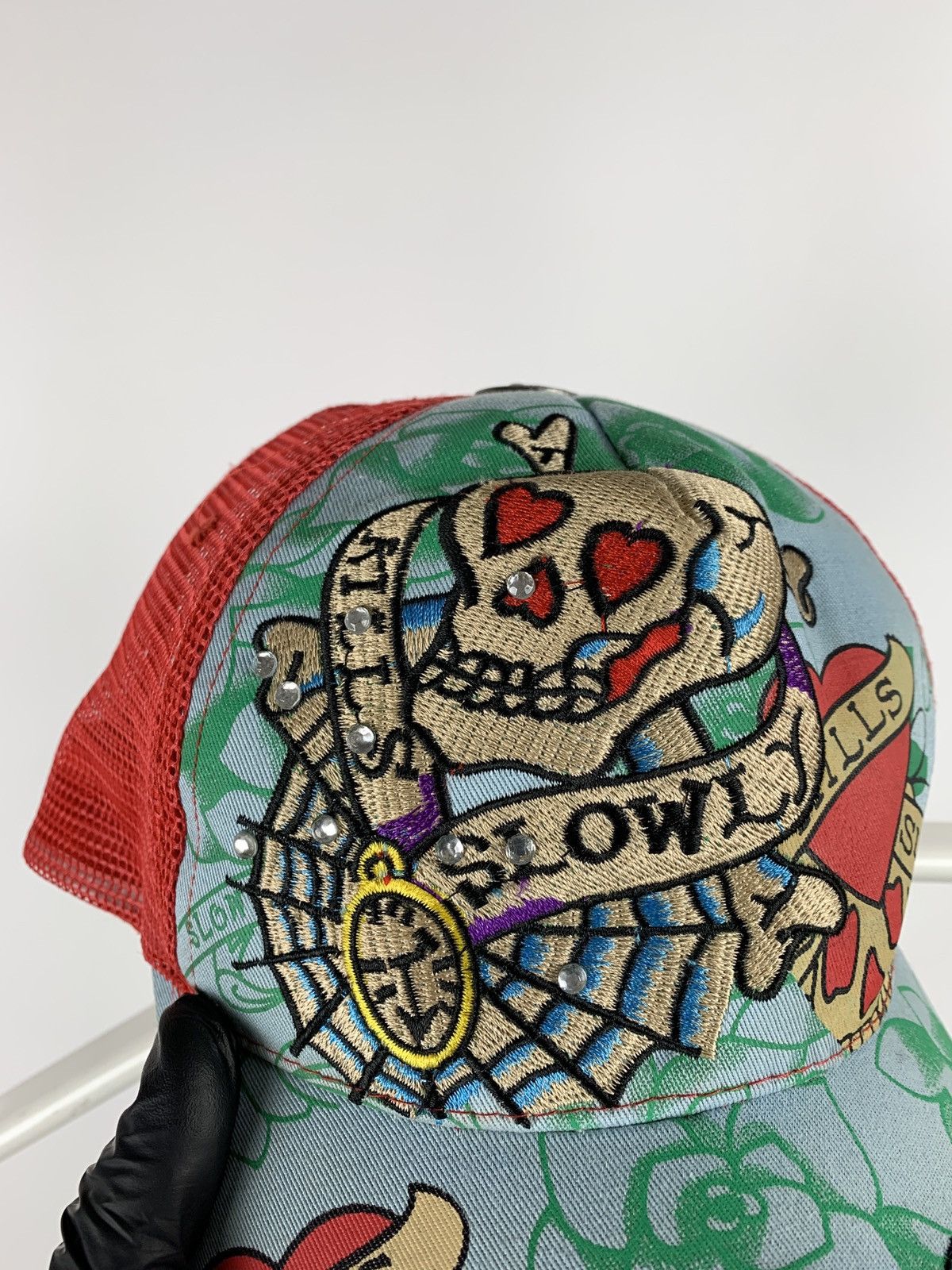 Christian Audigier Vintage Ed Hardy Christian Audigier Skull Kills Love Cap Size ONE SIZE - 11 Thumbnail