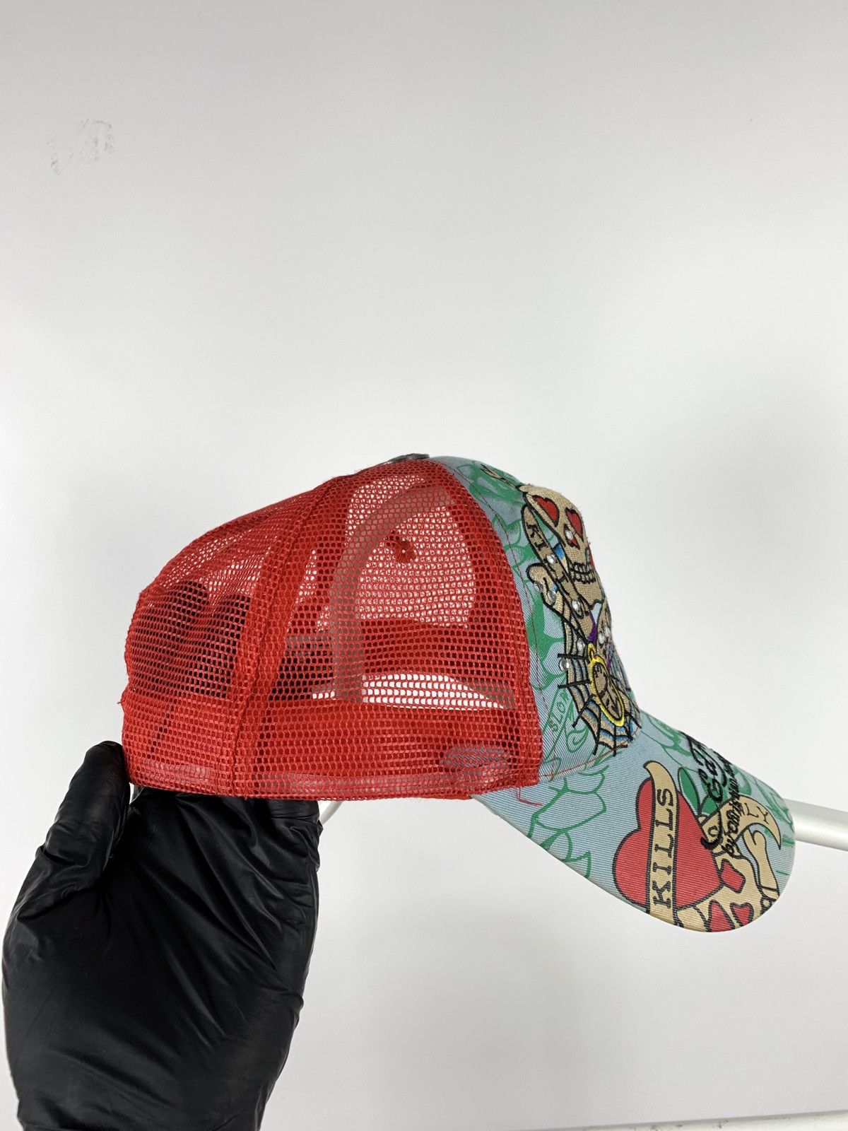 Christian Audigier Vintage Ed Hardy Christian Audigier Skull Kills Love Cap Size ONE SIZE - 12 Thumbnail