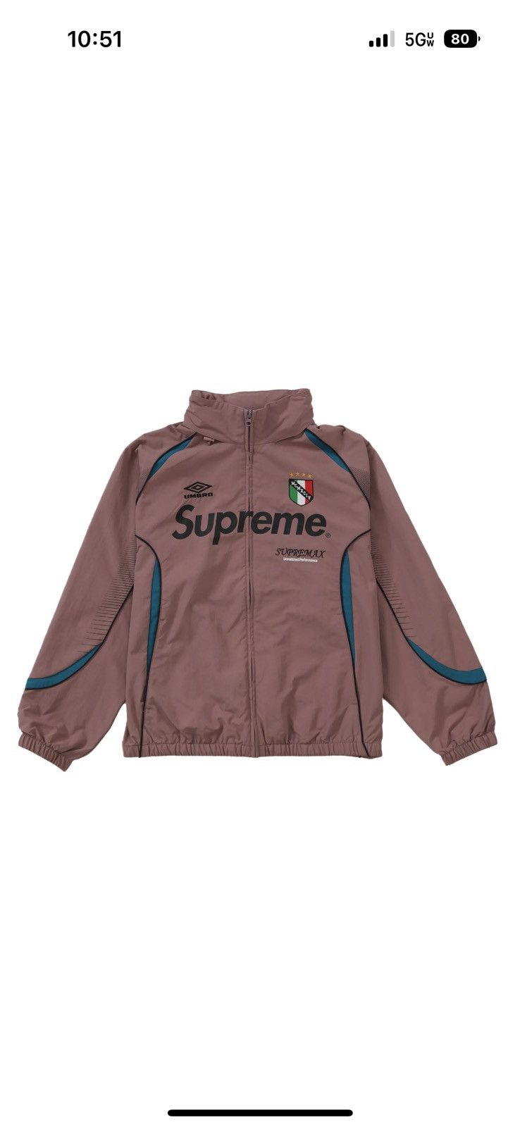 Supreme Curve Track Jacket 