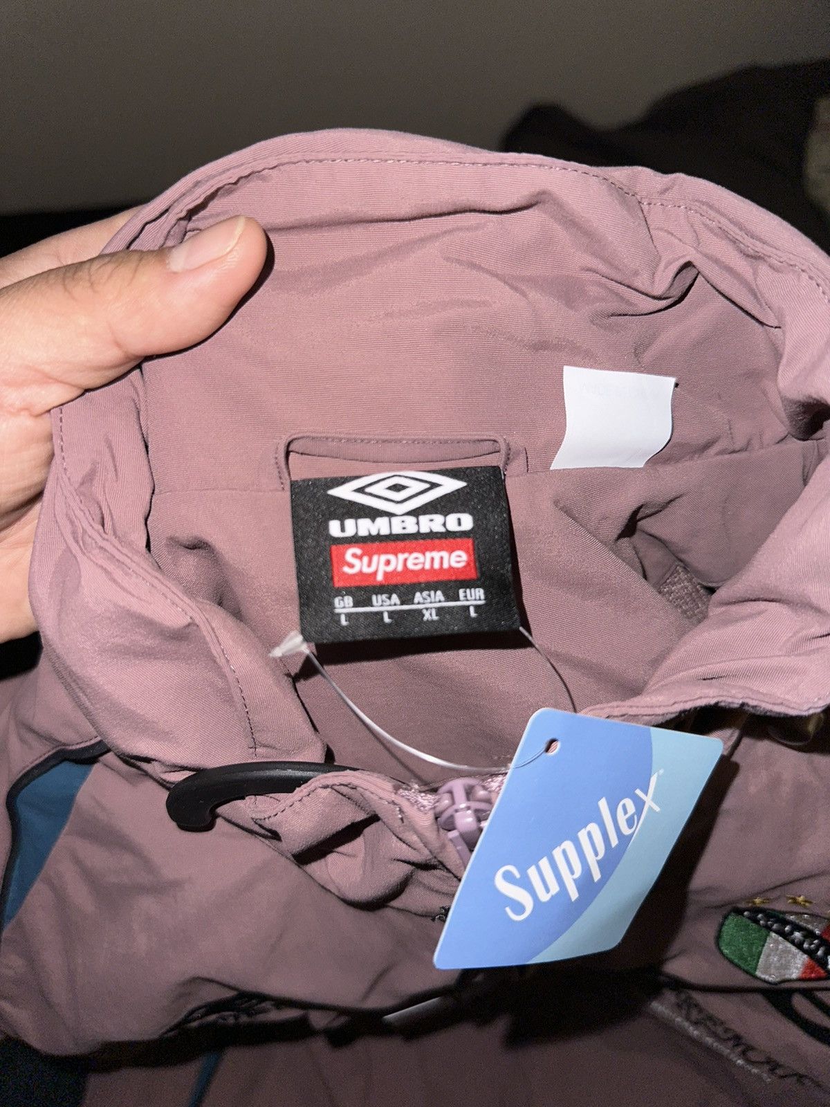 Supreme Supreme Umbro Track Jacket Dusty Plum | Grailed