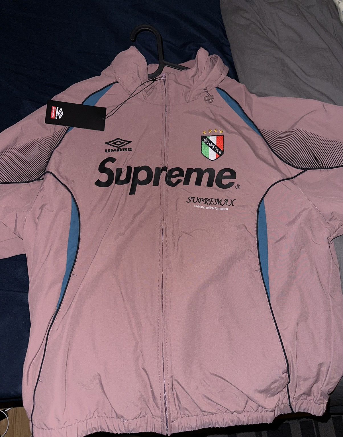 Supreme Umbro Track Jacket Grey