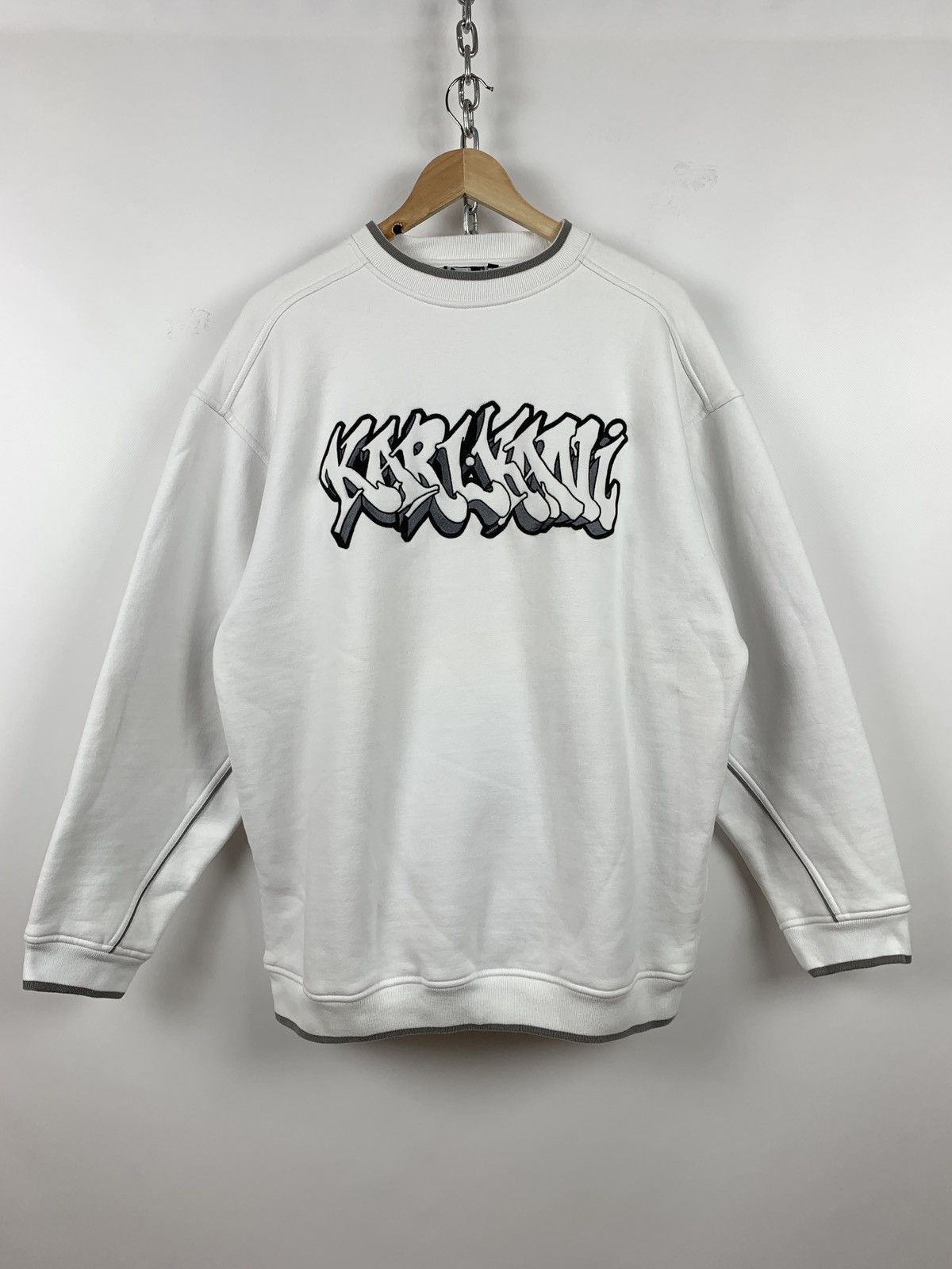 Karl Kani Vintage Karl Kani Limited Edition White Sweatshirt Size US XL / EU 56 / 4 - 4 Thumbnail