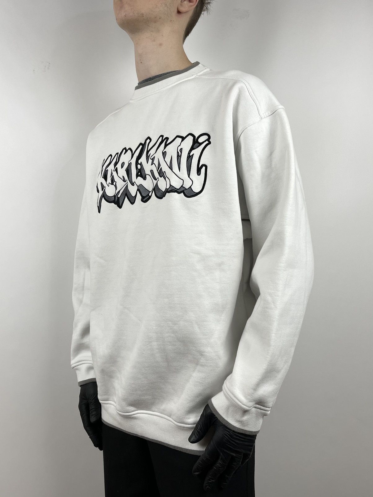 Karl Kani Vintage Karl Kani Limited Edition White Sweatshirt Size US XL / EU 56 / 4 - 3 Thumbnail