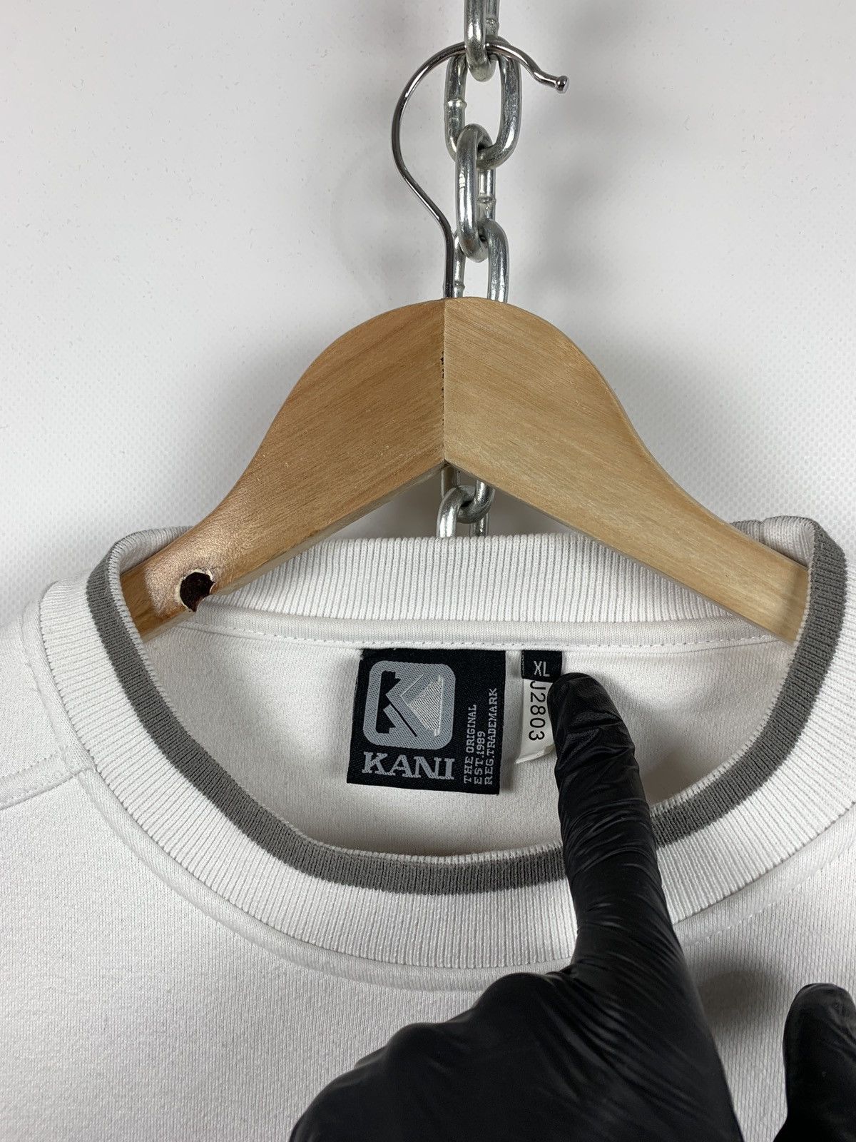Karl Kani Vintage Karl Kani Limited Edition White Sweatshirt Size US XL / EU 56 / 4 - 22 Thumbnail