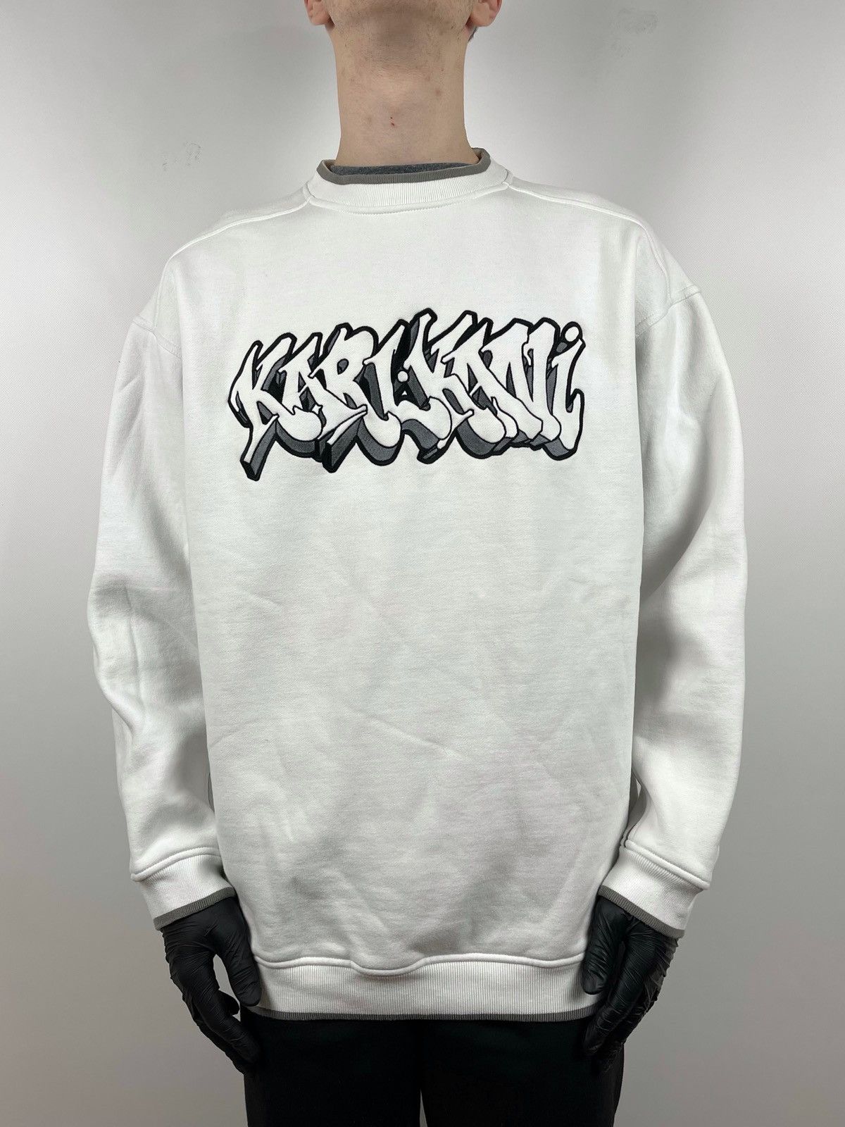 Vintage Karl Kani Limited Edition White Sweatshirt