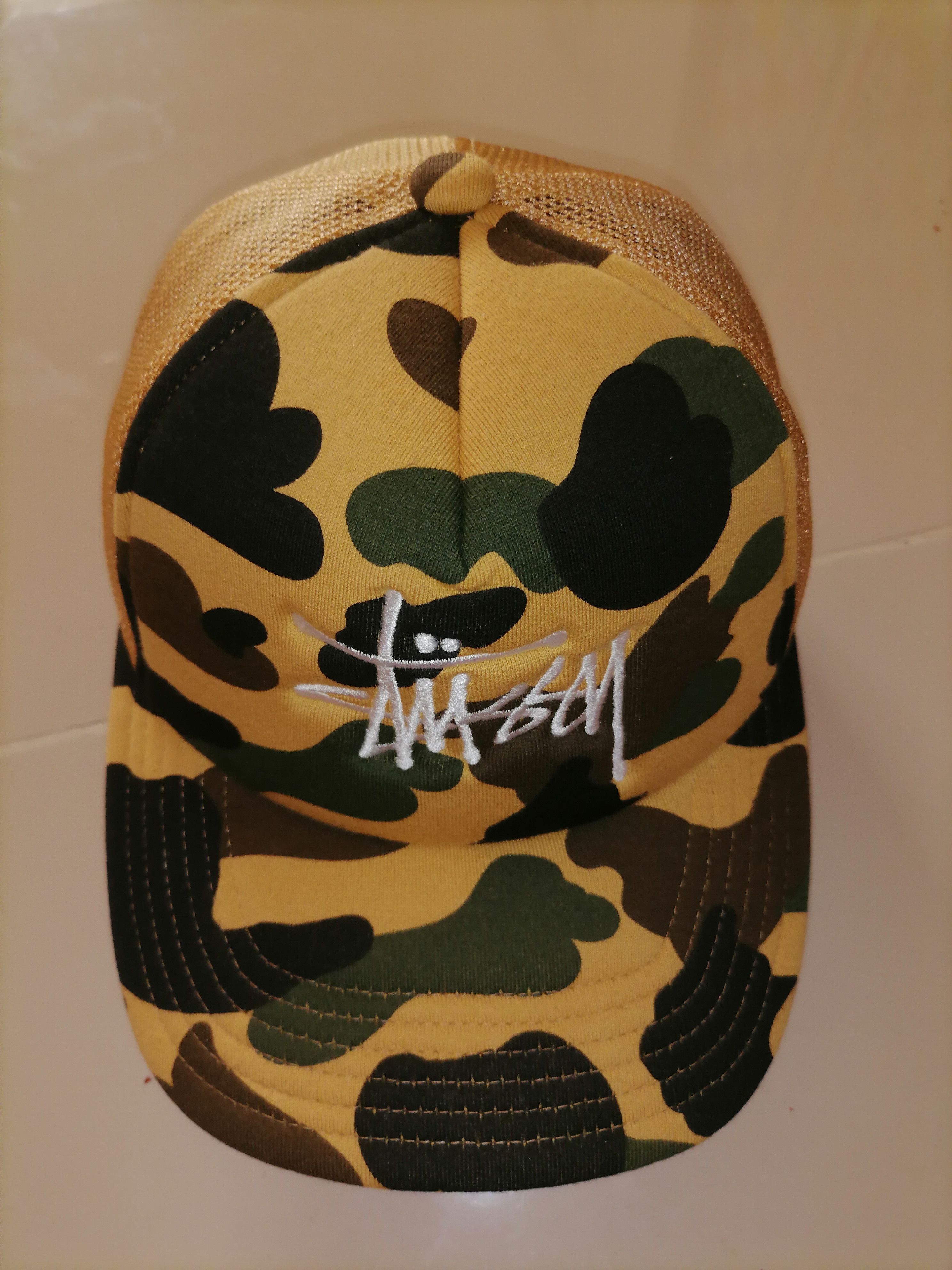 Bape × Stussy Bape x Stussy Trucker Cap Size ONE SIZE - 3 Thumbnail