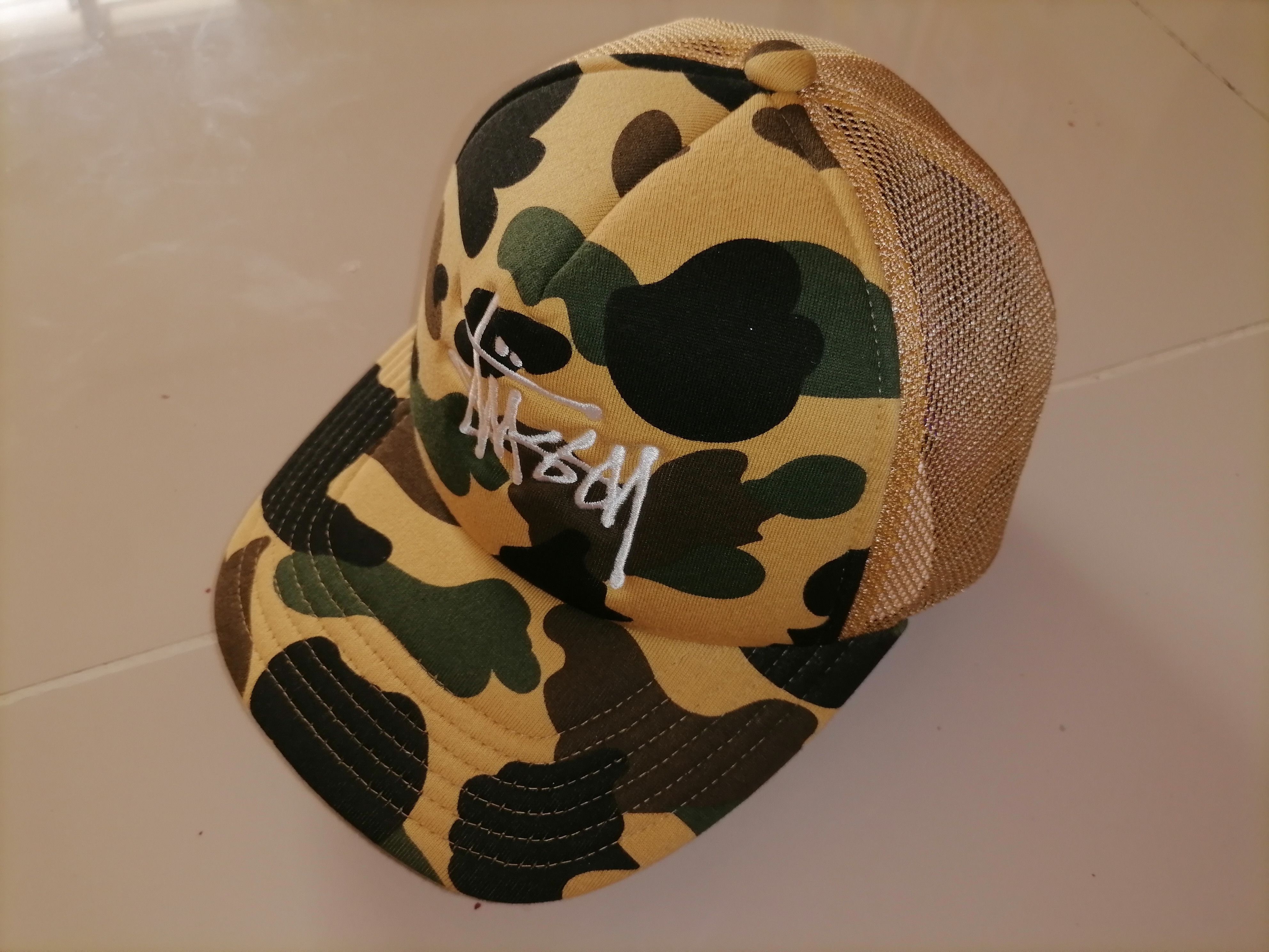 Bape × Stussy Bape x Stussy Trucker Cap Size ONE SIZE - 2 Thumbnail