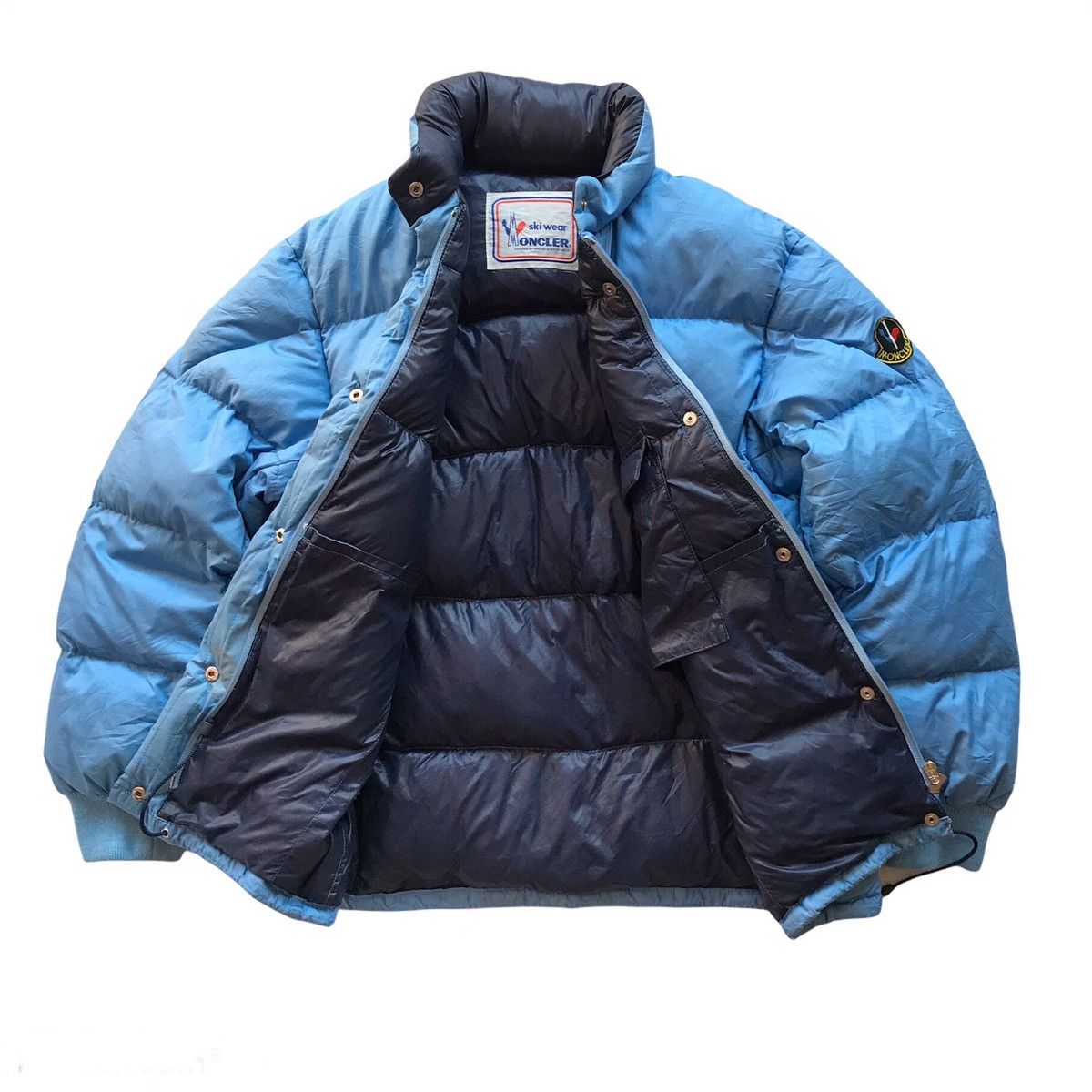 Moncler Moncler Puffer Down Blue Jacket Size US S / EU 44-46 / 1 - 5 Thumbnail