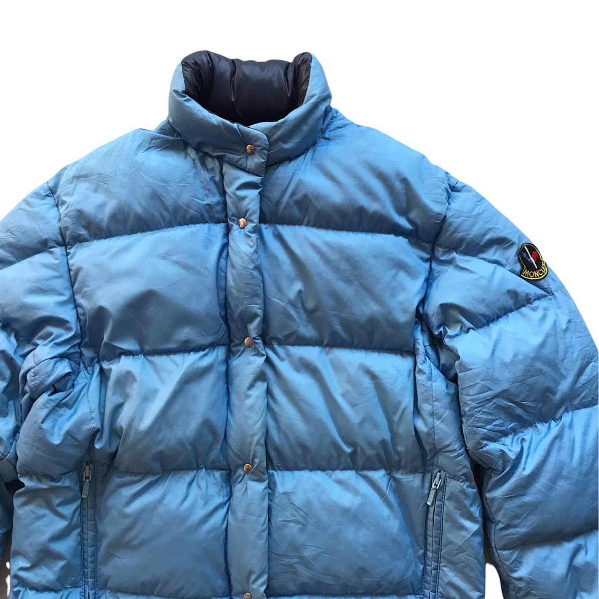 Moncler Moncler Puffer Down Blue Jacket Size US S / EU 44-46 / 1 - 3 Thumbnail
