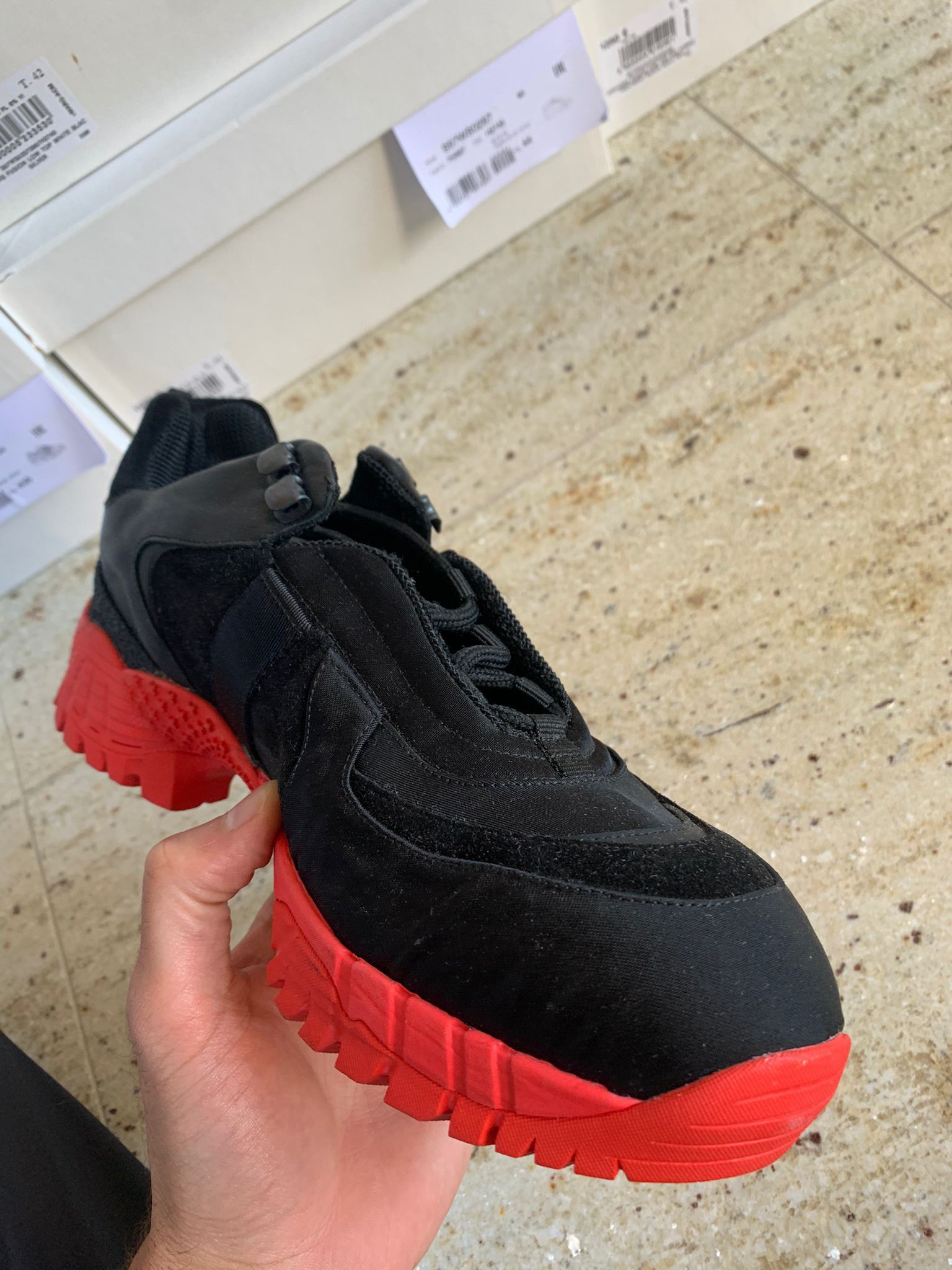 Alyx Vibram Sole Hiking Boots in Black With Red Sole Size US 9 / EU 42 - 5 Thumbnail