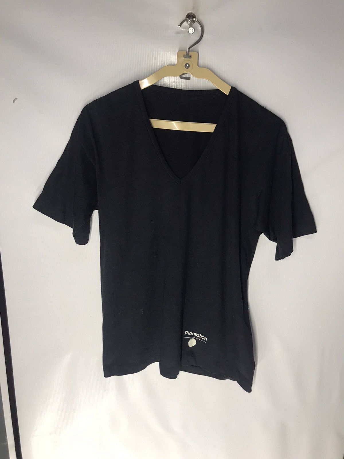 Issey Miyake × Japanese Brand Plantation plain vneck tshirt Size US M / EU 48-50 / 2 - 7 Thumbnail