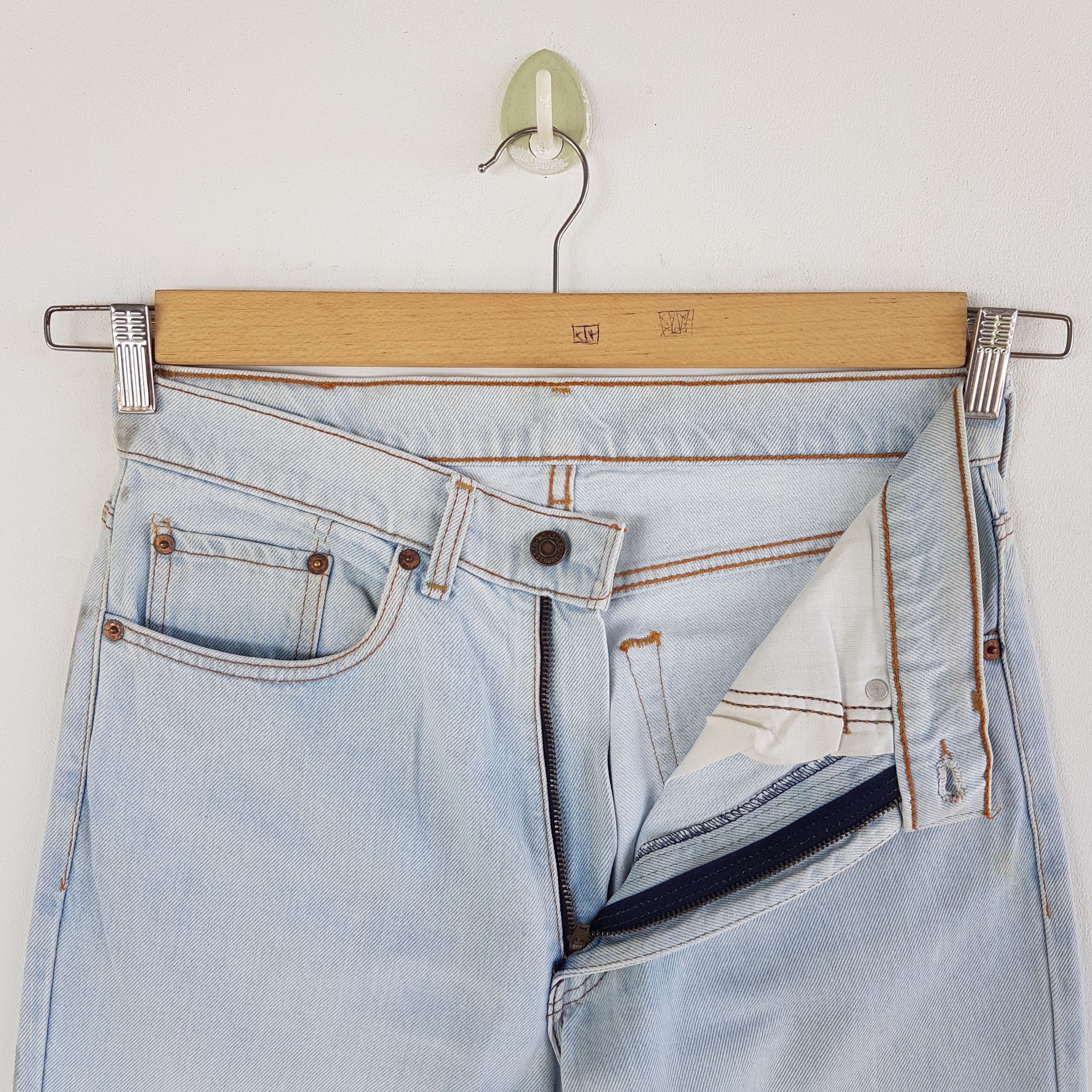 Levi's Vintage Levi's Sun Faded Jeans Blue Levis 626 Denim Pants Size 30" / US 8 / IT 44 - 6 Thumbnail