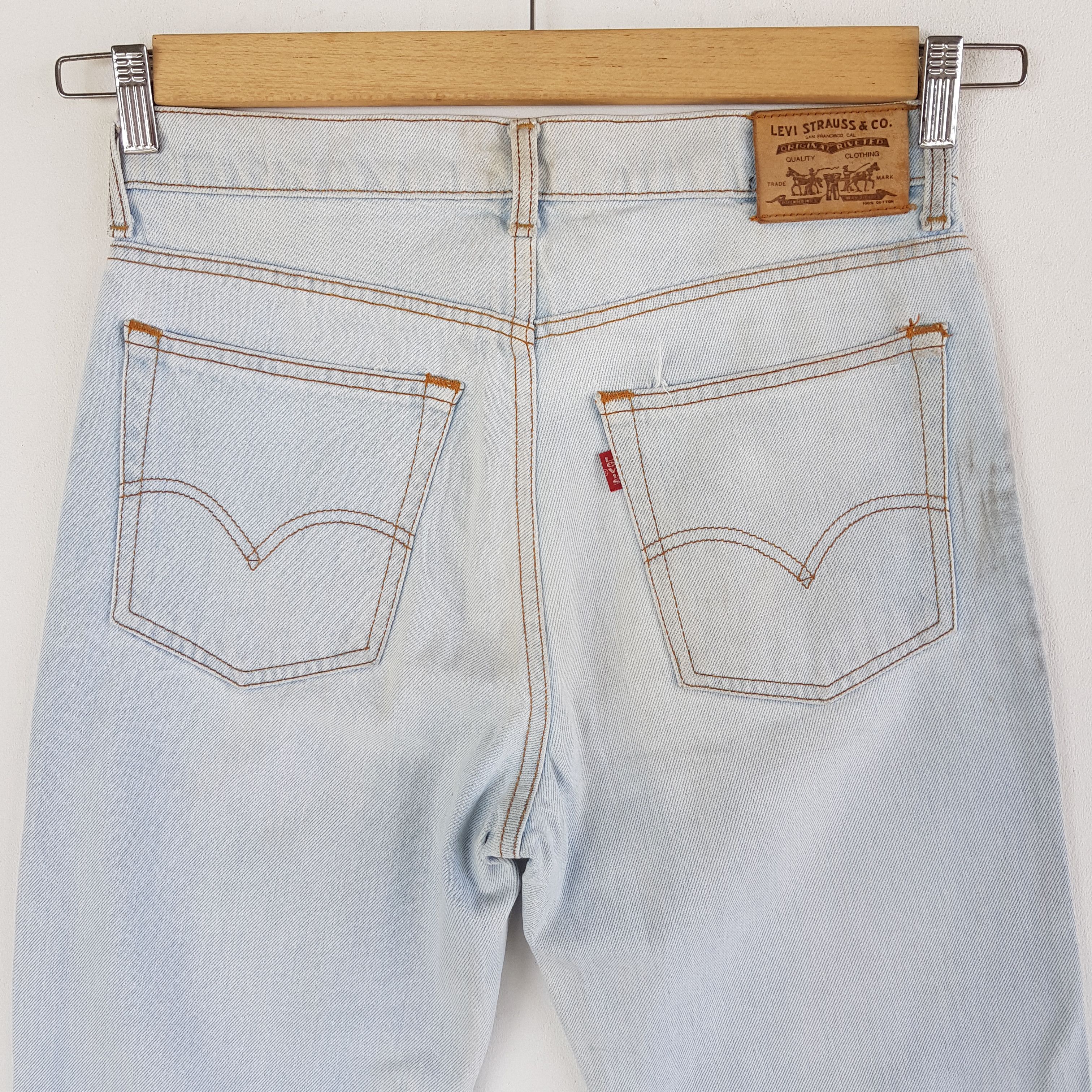 Levi's Vintage Levi's Sun Faded Jeans Blue Levis 626 Denim Pants Size 30" / US 8 / IT 44 - 4 Thumbnail