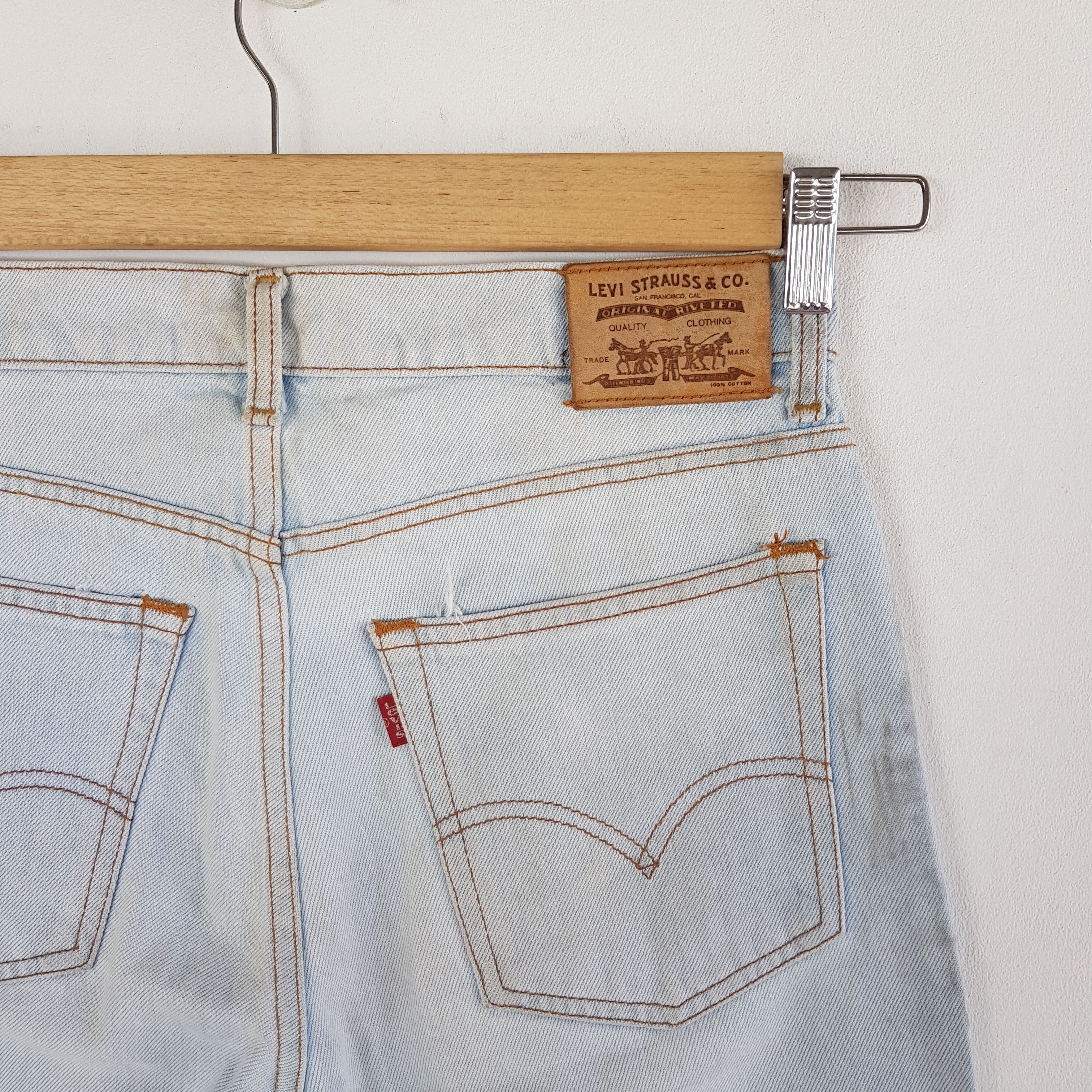 Levi's Vintage Levi's Sun Faded Jeans Blue Levis 626 Denim Pants Size 30" / US 8 / IT 44 - 5 Thumbnail