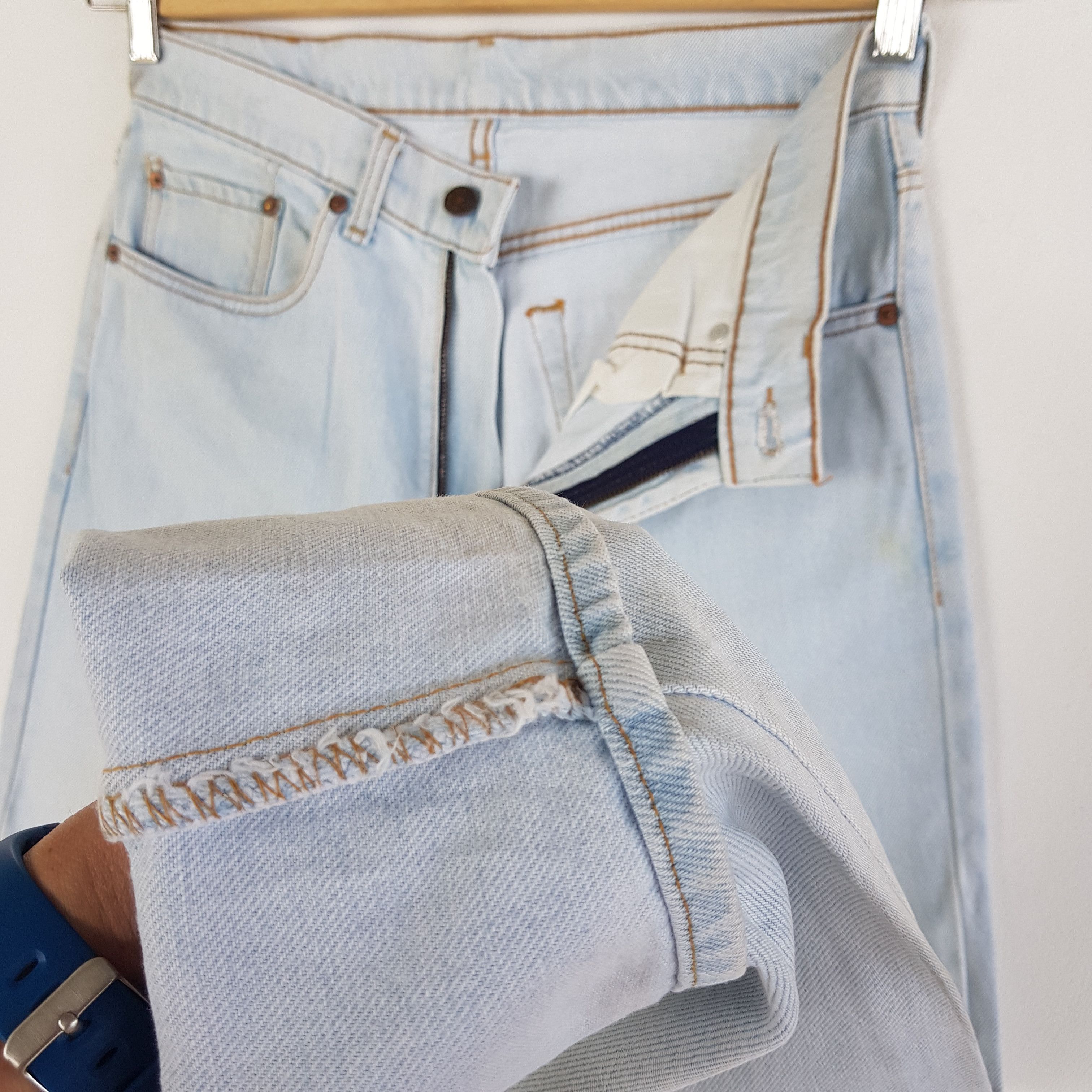 Levi's Vintage Levi's Sun Faded Jeans Blue Levis 626 Denim Pants Size 30" / US 8 / IT 44 - 8 Thumbnail