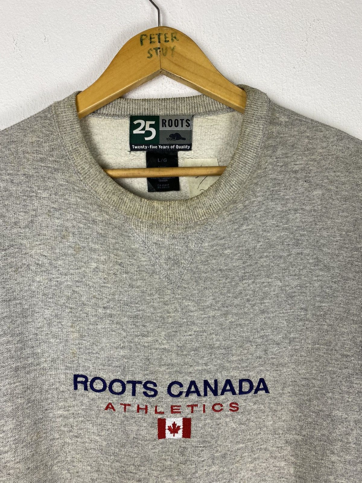 Roots ROOTS CANADA ATHLETIC SWEATSHIRT- LARGE SAIZE Size US L / EU 52-54 / 3 - 2 Thumbnail