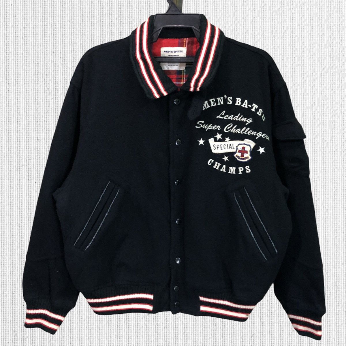 Japanese Brand MEN’S BA-TSU Bomber Jacket Size US L / EU 52-54 / 3 - 2 Thumbnail