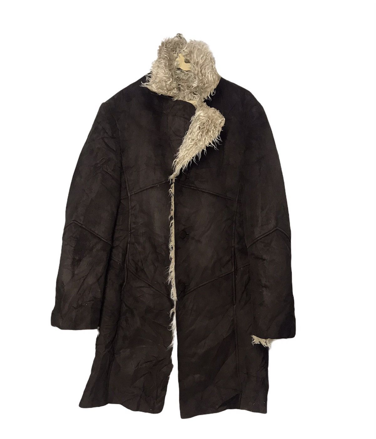 Designer × Morgan Homme Morgan homme sherpa suede trench coat Size US M / EU 48-50 / 2 - 3 Thumbnail